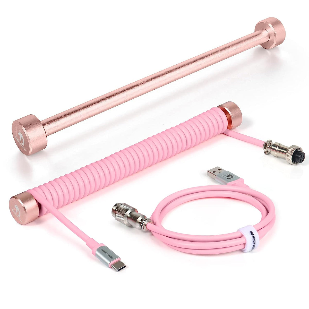 Enrollador personalizado ATTACK SHARK RC01 para cable USB C en espiral