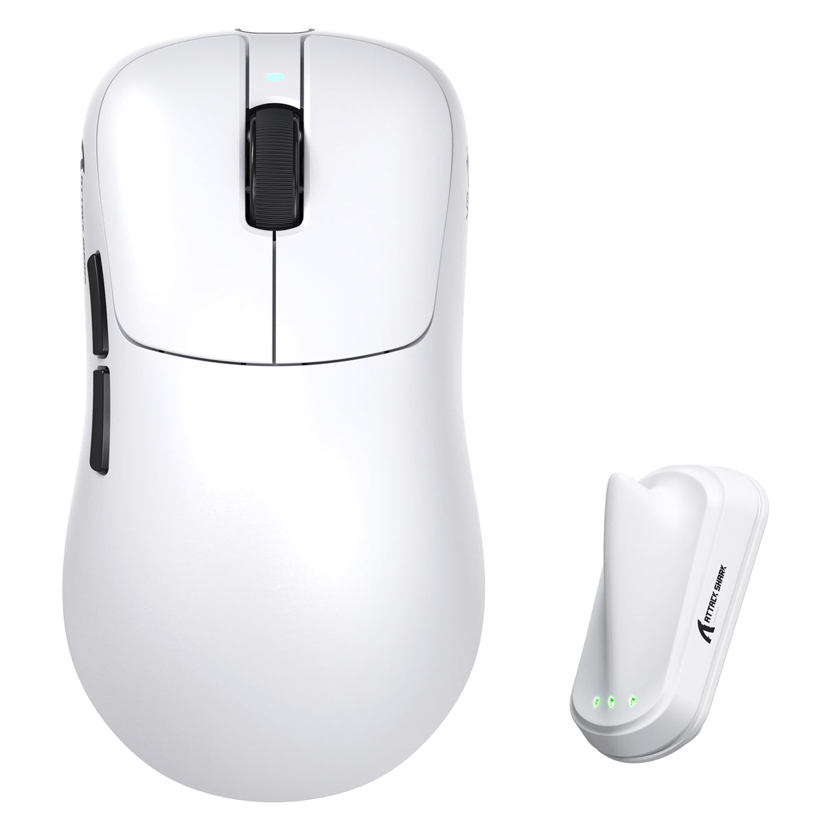 ATTACK SHARK V2 AIR PAW3955MAX Ratón inalámbrico ergonómico para gaming