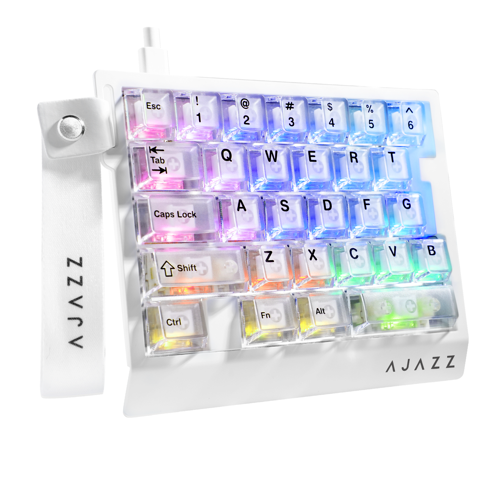 Teclado gaming con cable para una mano ATTACK SHARK X AJAZZ AK029