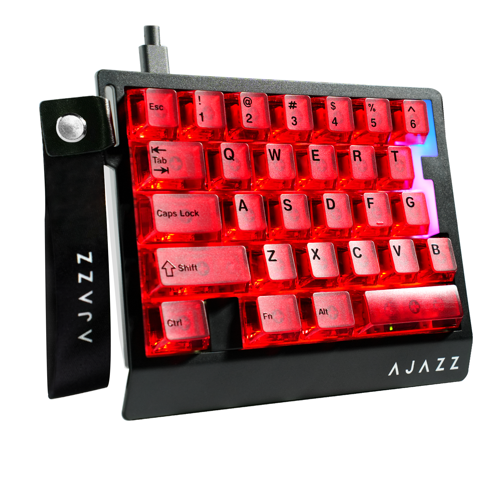 Teclado gaming con cable para una mano ATTACK SHARK X AJAZZ AK029