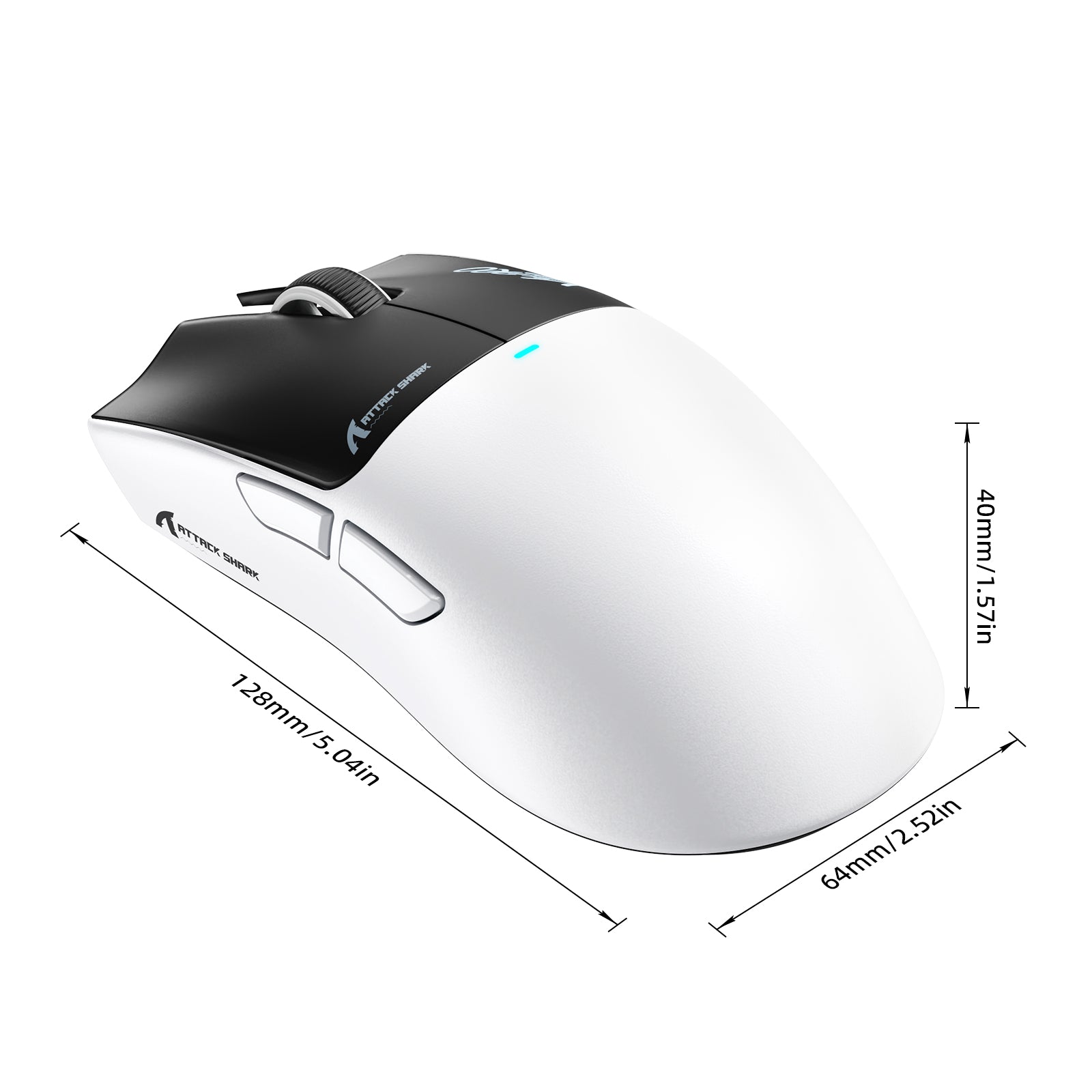 Ratón inalámbrico para juegos ATTACK SHARK X11 PRO V2 con base de carga y pantalla TFT