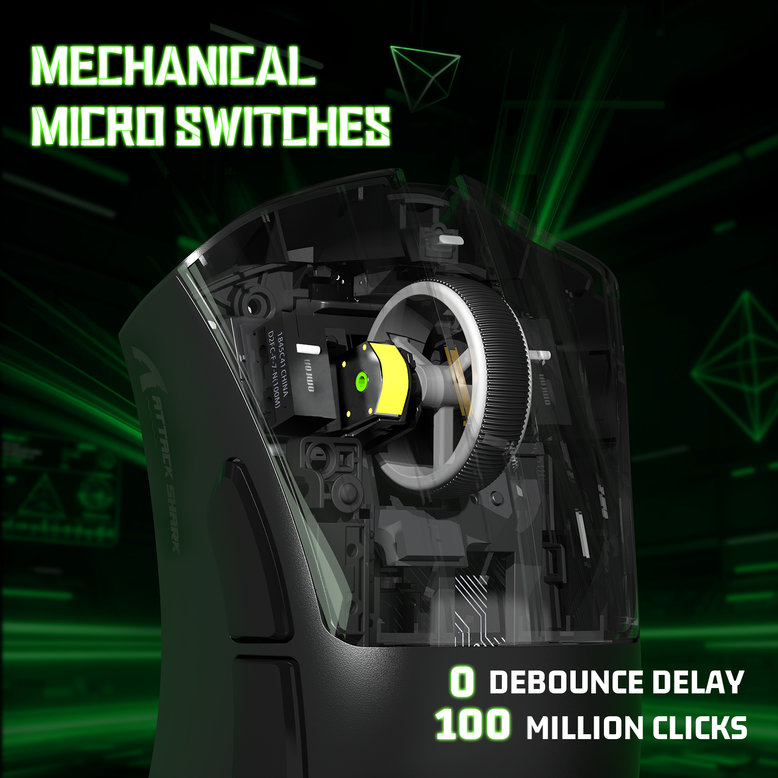 Ratón gaming tri-modo ultra ligero ATTACK SHARK V3