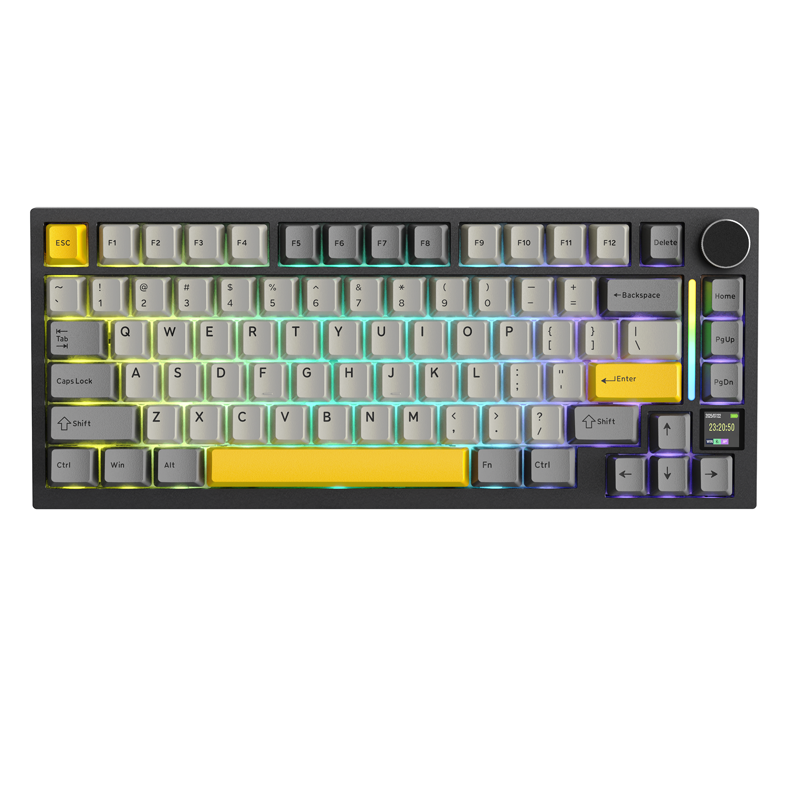 Teclado mecánico tri-modo ATTACK SHARK X820Ultra con junta