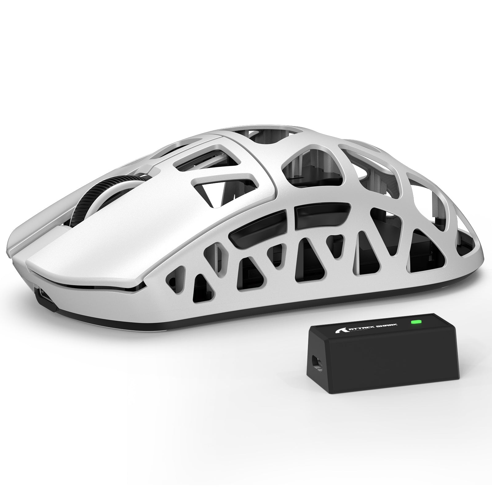 ATTACK SHARK R3 gaming mouse, Magnesium Alloy with ultra-lightweight design, 8K Polling Rate, and 2.4G Wireless receiver