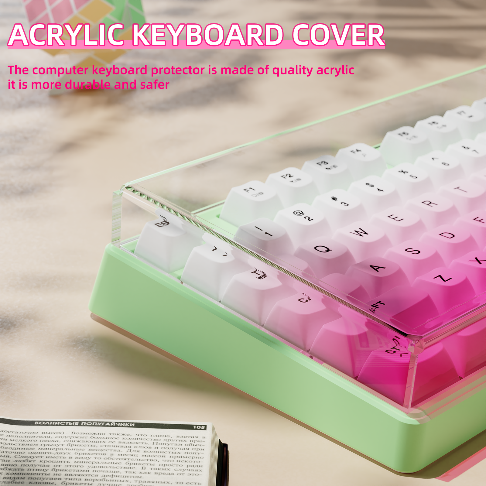 Cubierta antipolvo para teclado ATTACK SHARK de 87 teclas