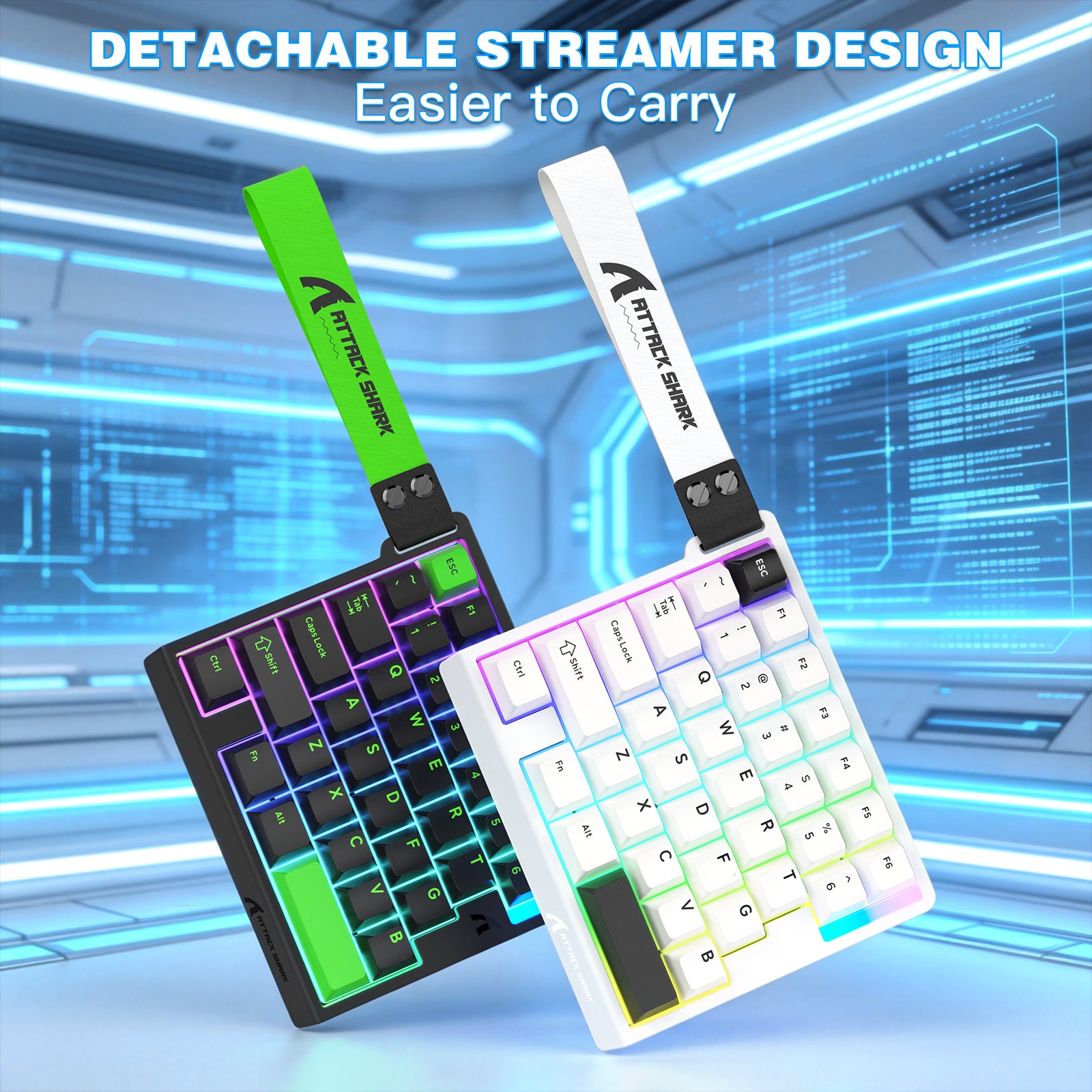 Teclado con interruptor magnético de una mano ATTACK SHARK M36 HE