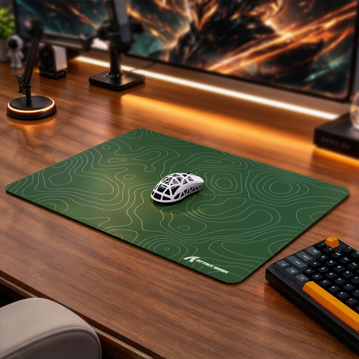 Alfombrilla de gaming eSport ATTACK SHARK CM02SE (405x305x4 MM)
