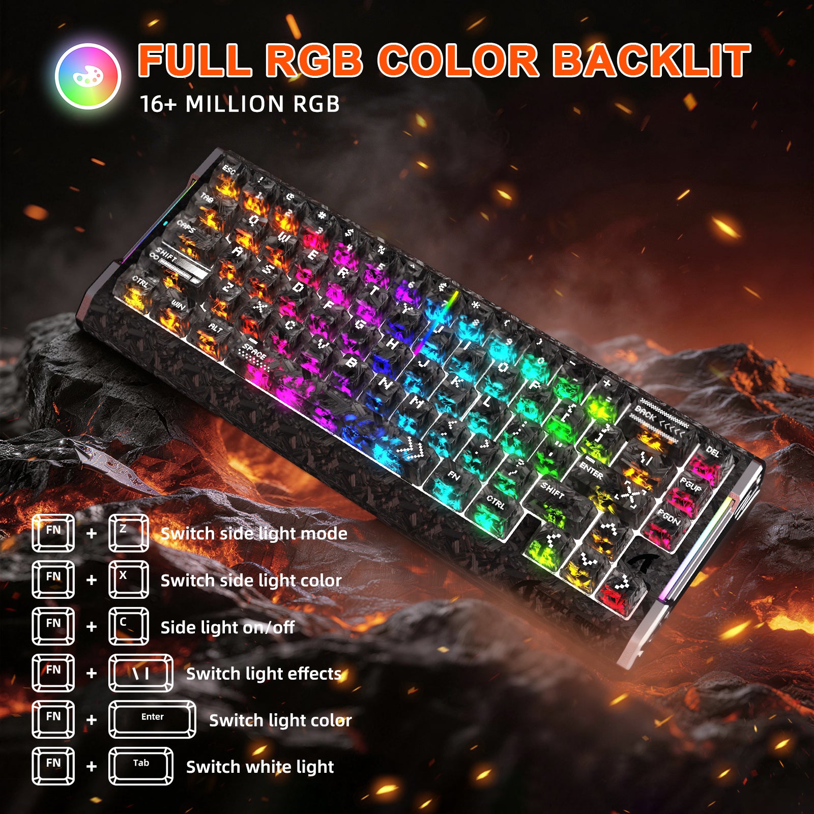 Paquete gaming ATTACK SHARK R68 HE & R5 ULTRA de fibra de carbono