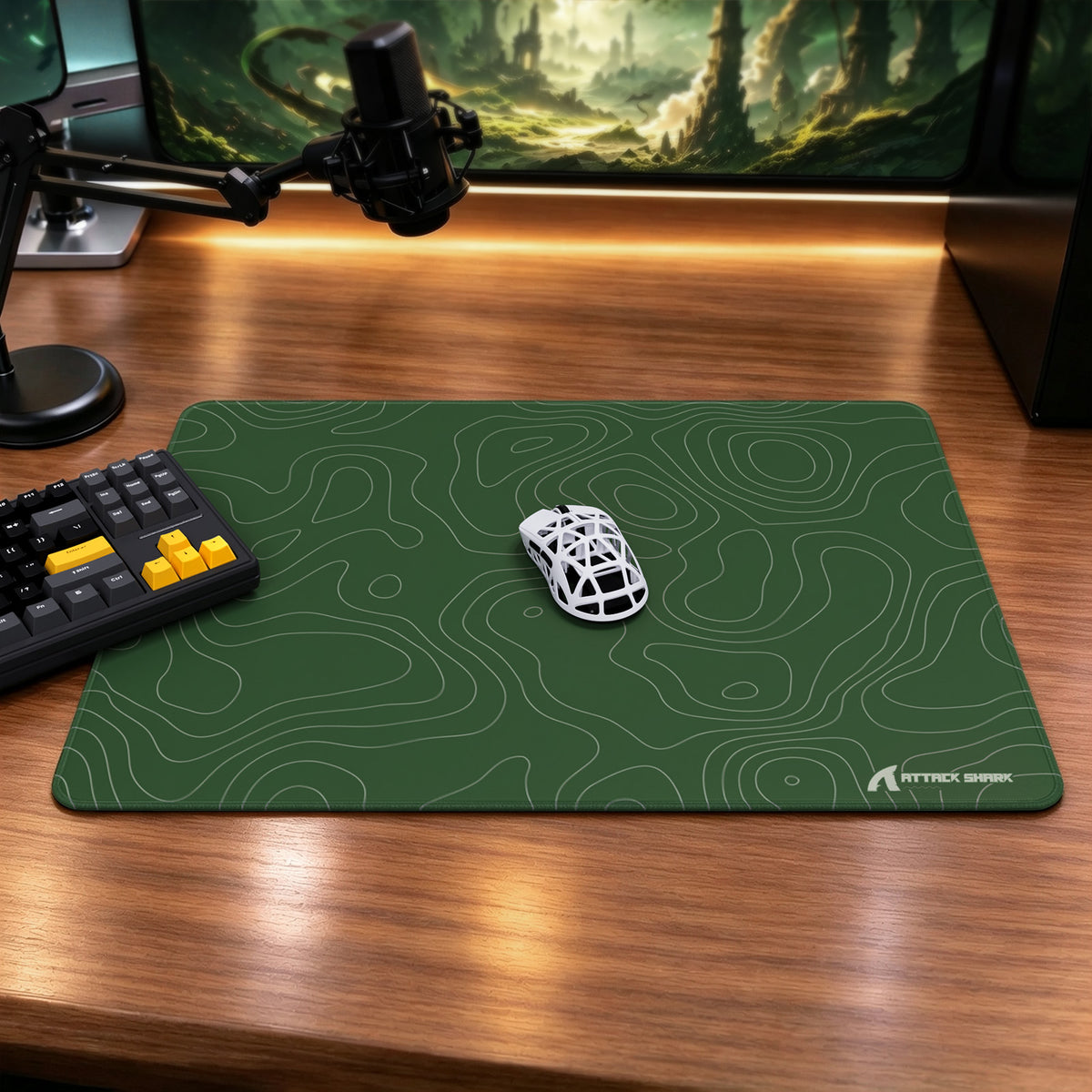 Alfombrilla de gaming eSport ATTACK SHARK CM02SE (405x305x4 MM)