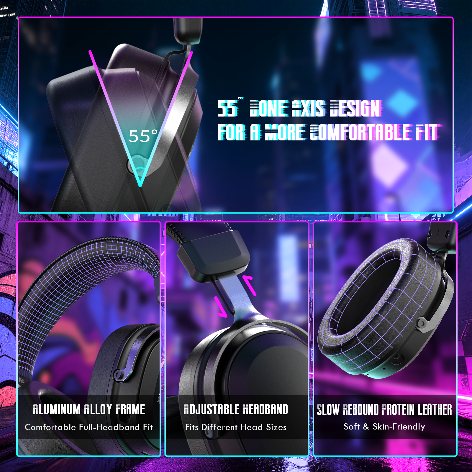 Auriculares gaming inalámbricos ATTACK SHARK L30PRO