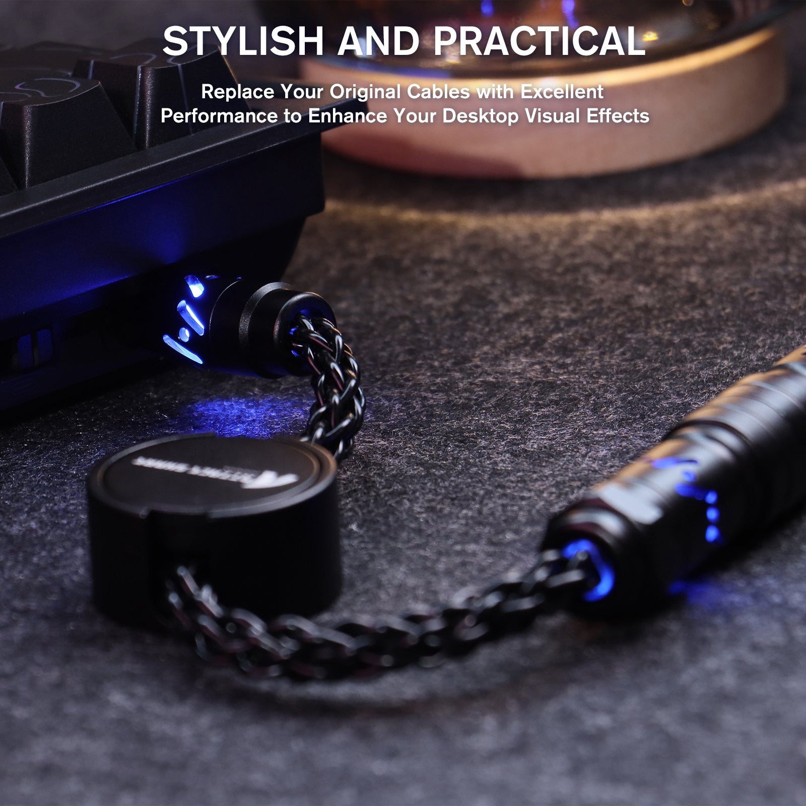ATTACK SHARK C07 Cable Aviador Personalizado para Teclado Magnético 8KHz