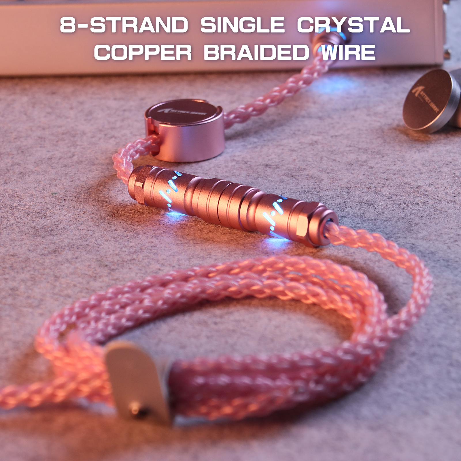 ATTACK SHARK C07 Cable Aviador Personalizado para Teclado Magnético 8KHz