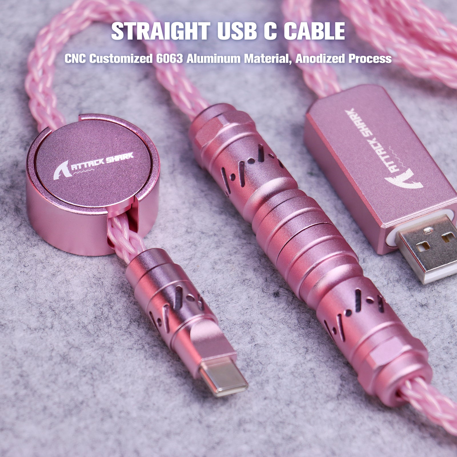 ATTACK SHARK C07 Cable Aviador Personalizado para Teclado Magnético 8KHz