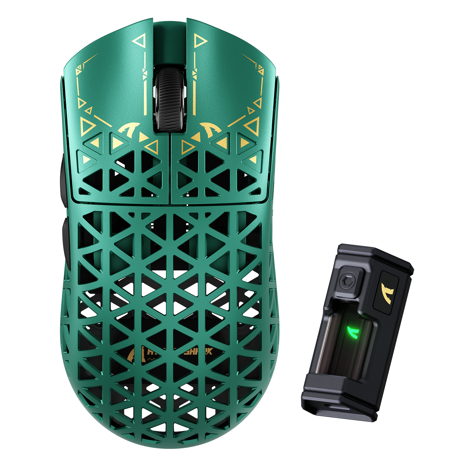 Ratón para juegos inalámbrico ATTACK SHARK R5 ULTRA de fibra de carbono 8K PAW3950MAX
