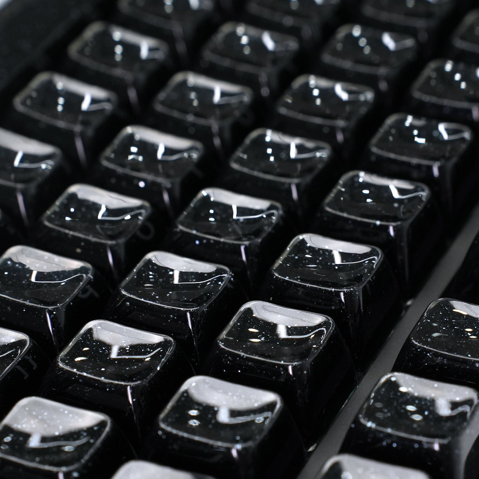 ATTACK SHARK SK03, 136 teclas con teclas de cristal, perfil ASA, ANSI/ISO