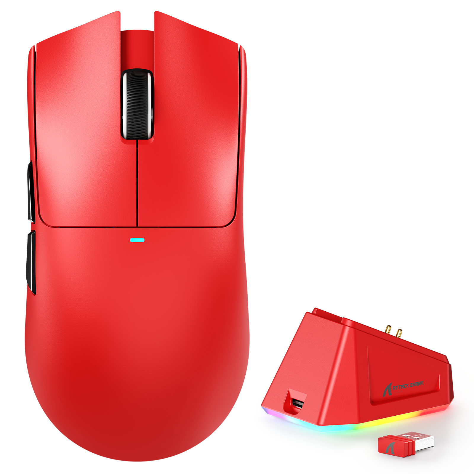 Ratón para juegos inalámbrico ATTACK SHARK X11 con base de carga