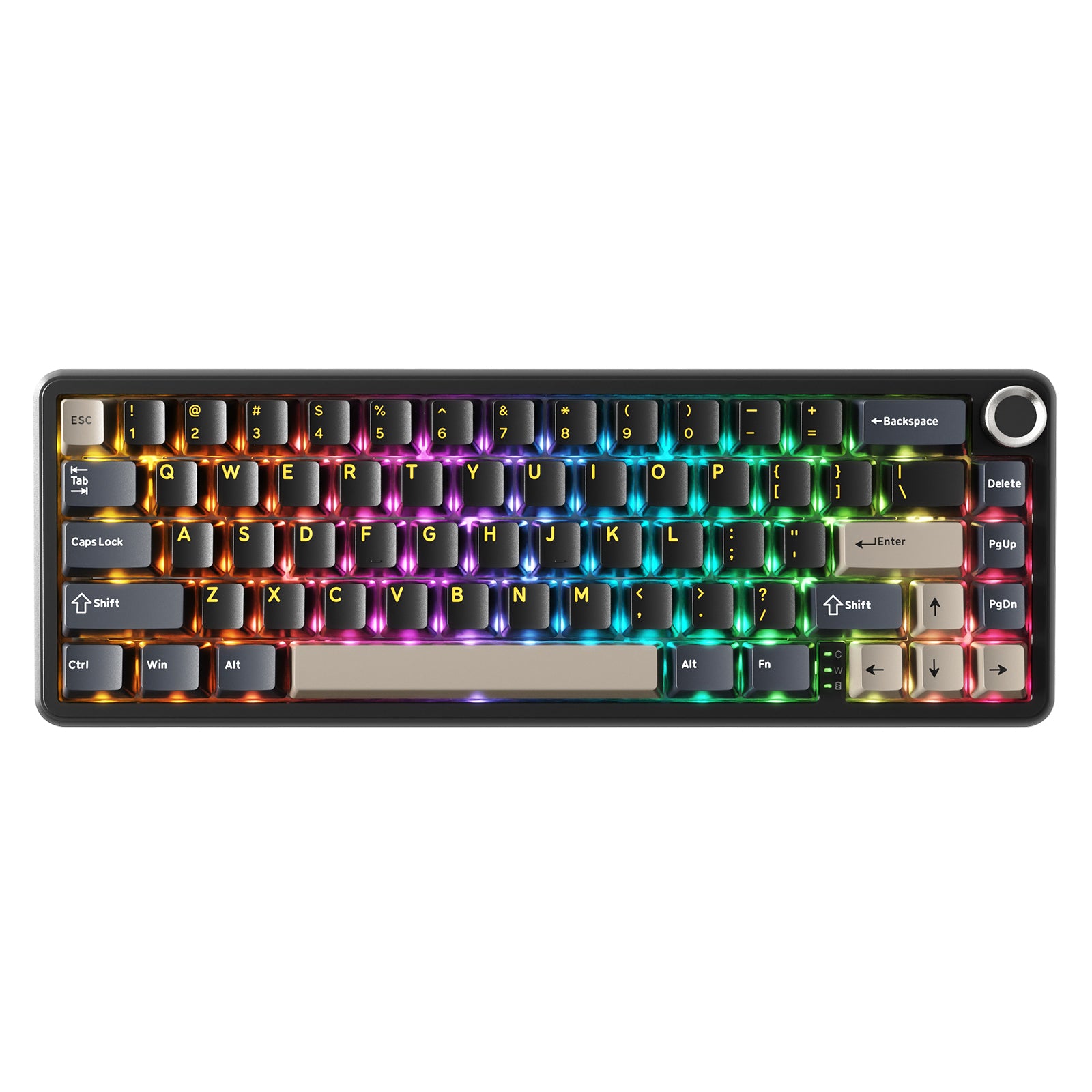 ATTACK SHARK X66 Teclado Mecánico Inalámbrico con Keycaps PBT Impresas en el Lado