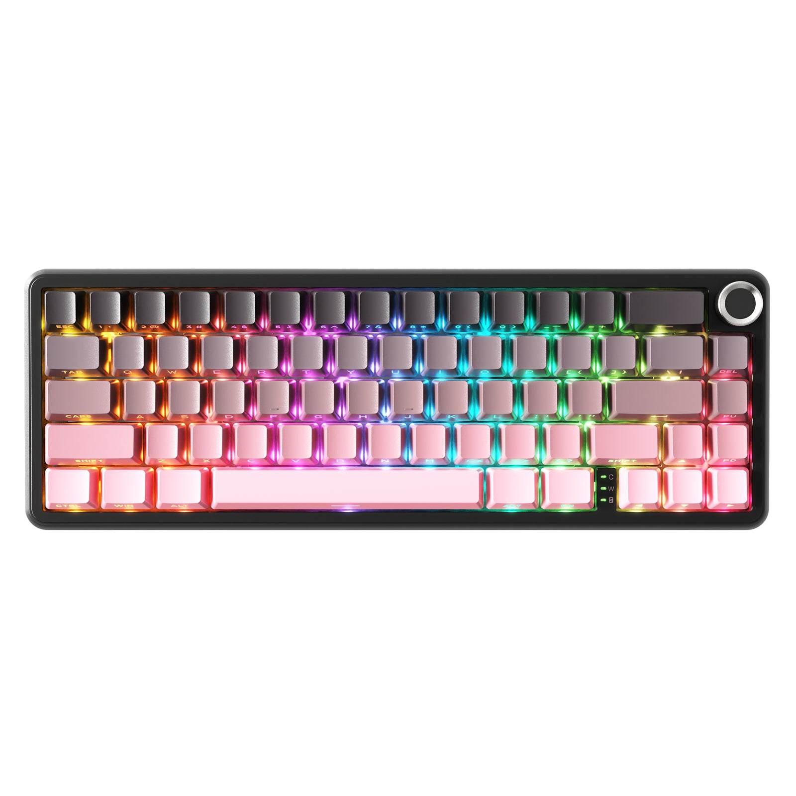 ATTACK SHARK X66 Teclado Mecánico Inalámbrico con Keycaps PBT Impresas en el Lado