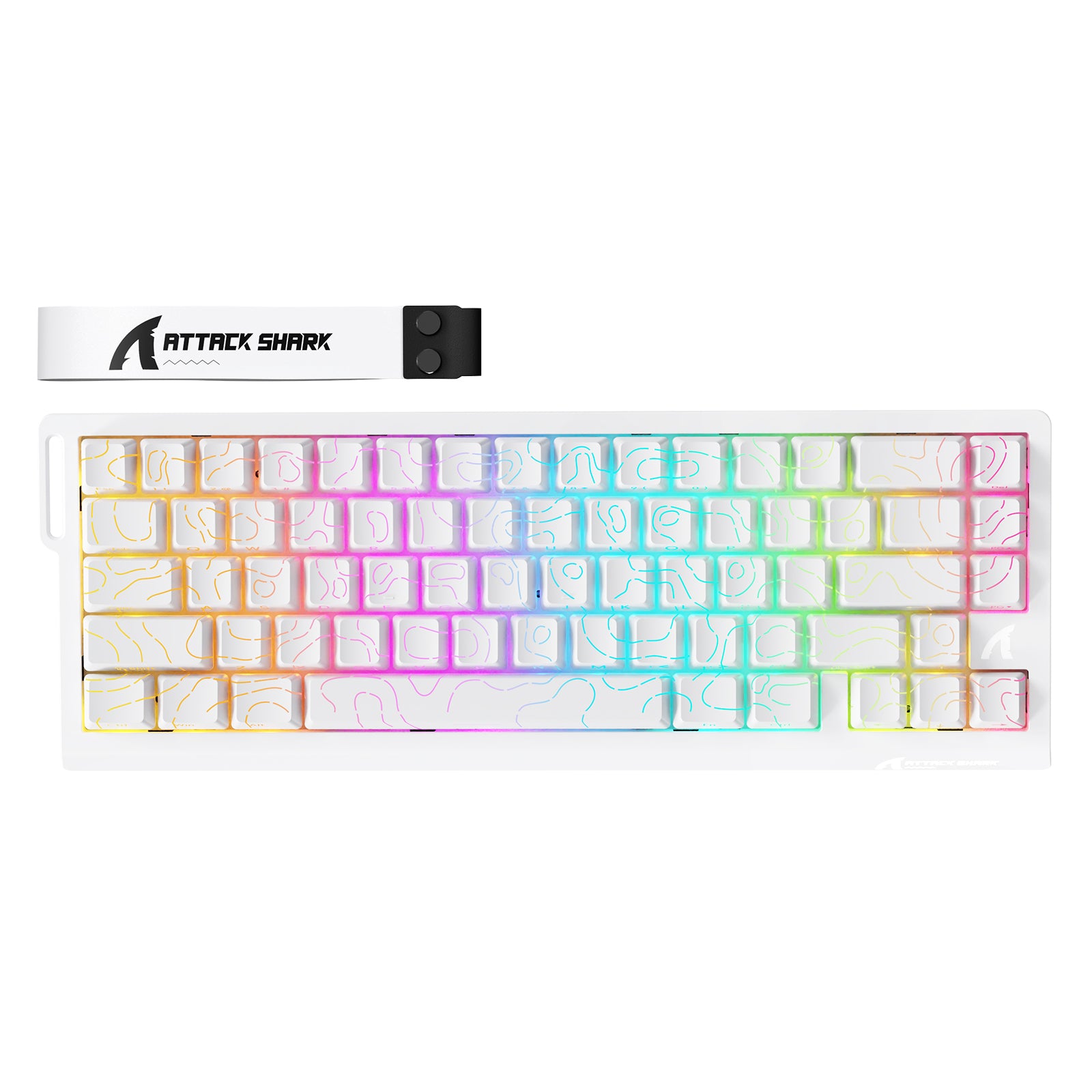 ATTACK SHARK X68PRO HE Teclado Inalámbrico de Disparo Rápido con Interruptor Magnético