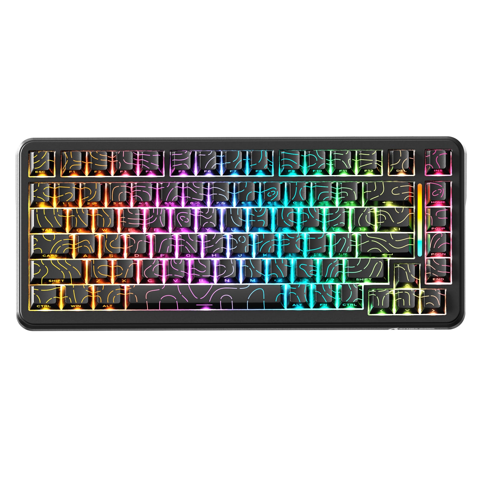 Teclado para juegos inalámbrico ATTACK SHARK X82PRO HE Rapid Trigger con interruptor magnético