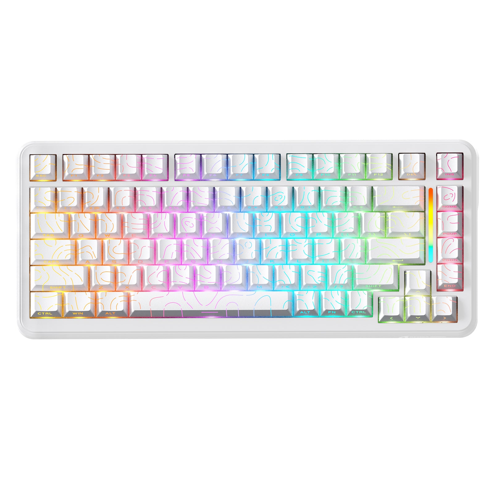 Teclado para juegos inalámbrico ATTACK SHARK X82PRO HE Rapid Trigger con interruptor magnético