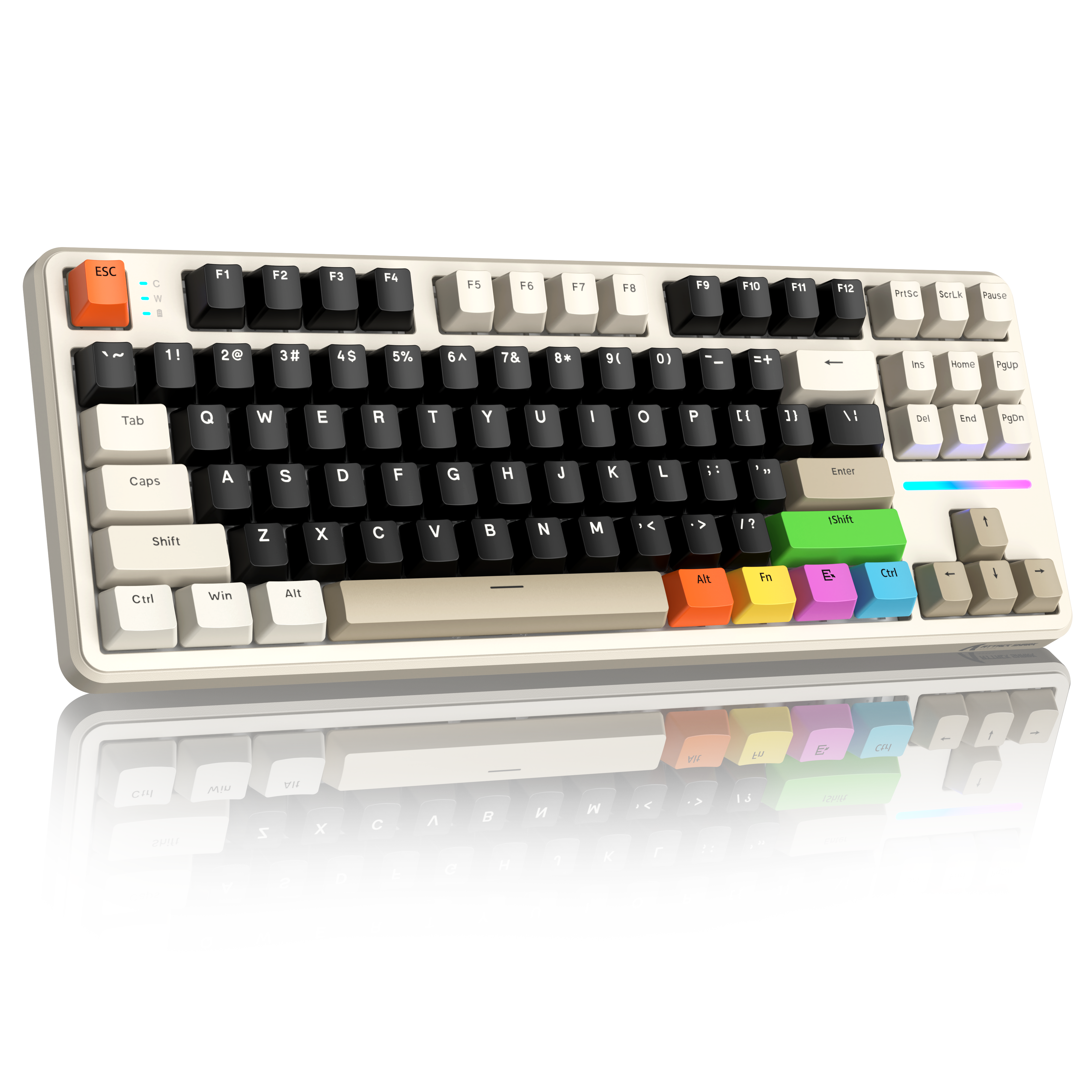ATTACK SHARK X87 Teclado Mecánico Tri-modo con Junta