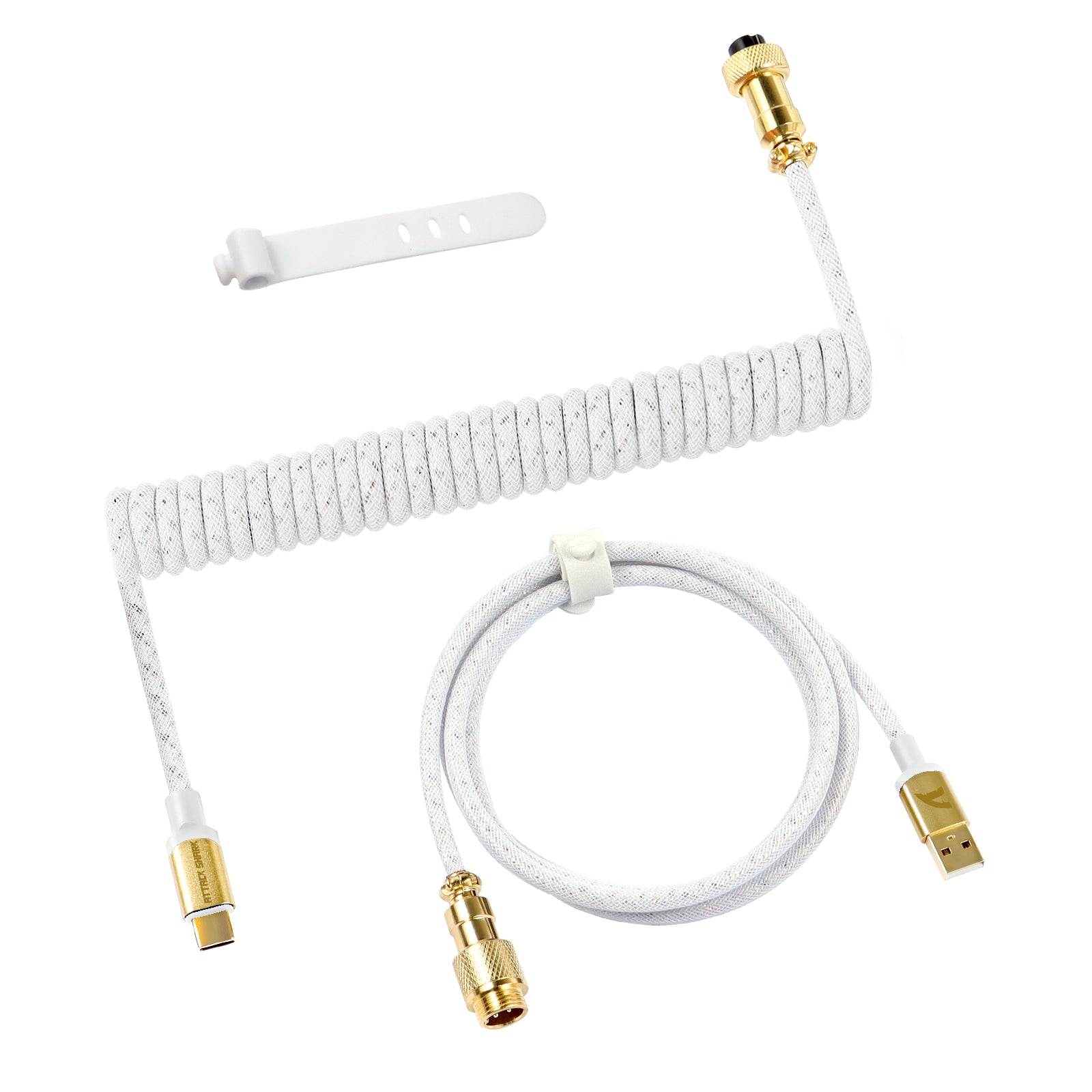 CABLE EN ESPIRAL ATTACK SHARK C03