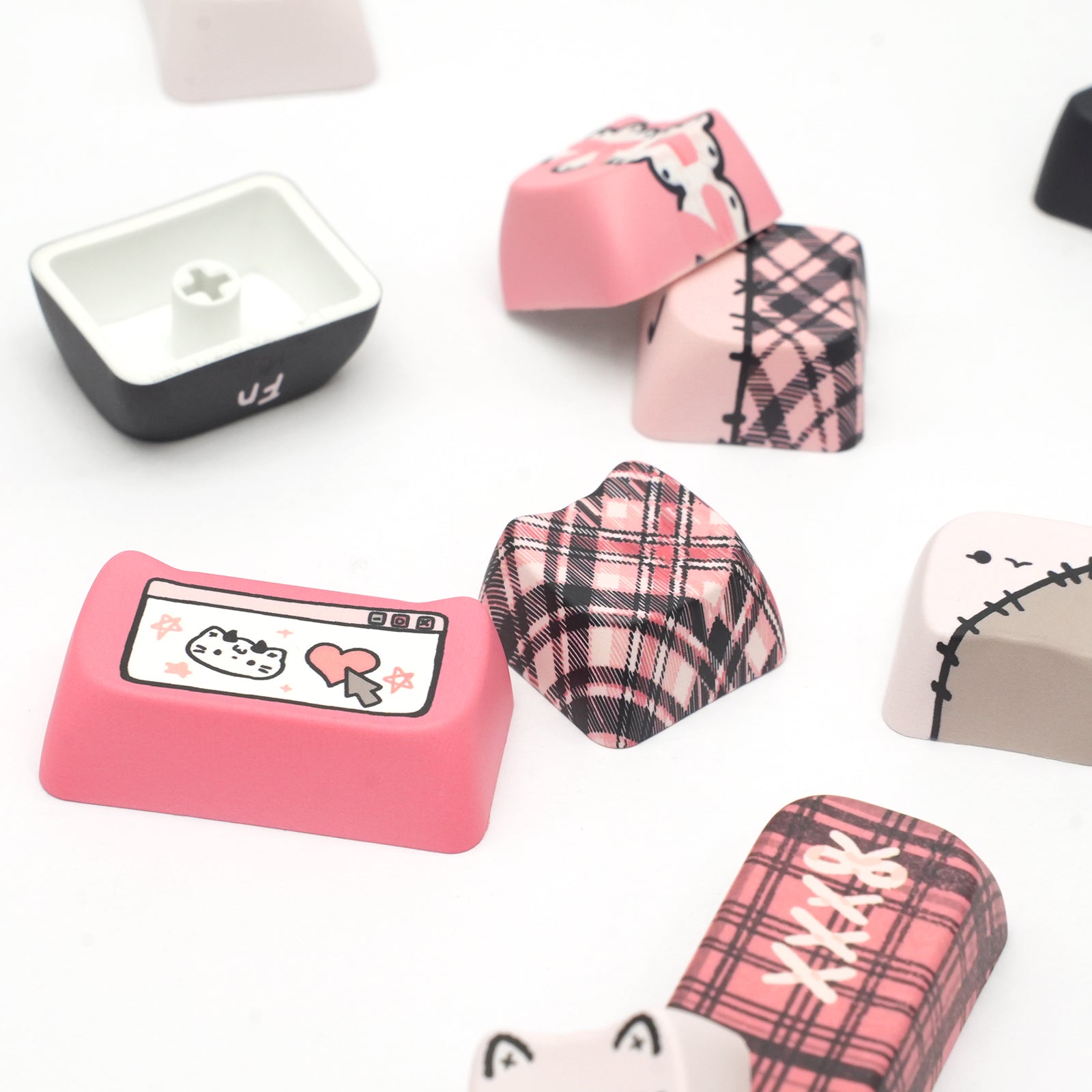 ATTACK SHARK SK05, 118/119 teclas, teclas PBT, MOA, ANSI