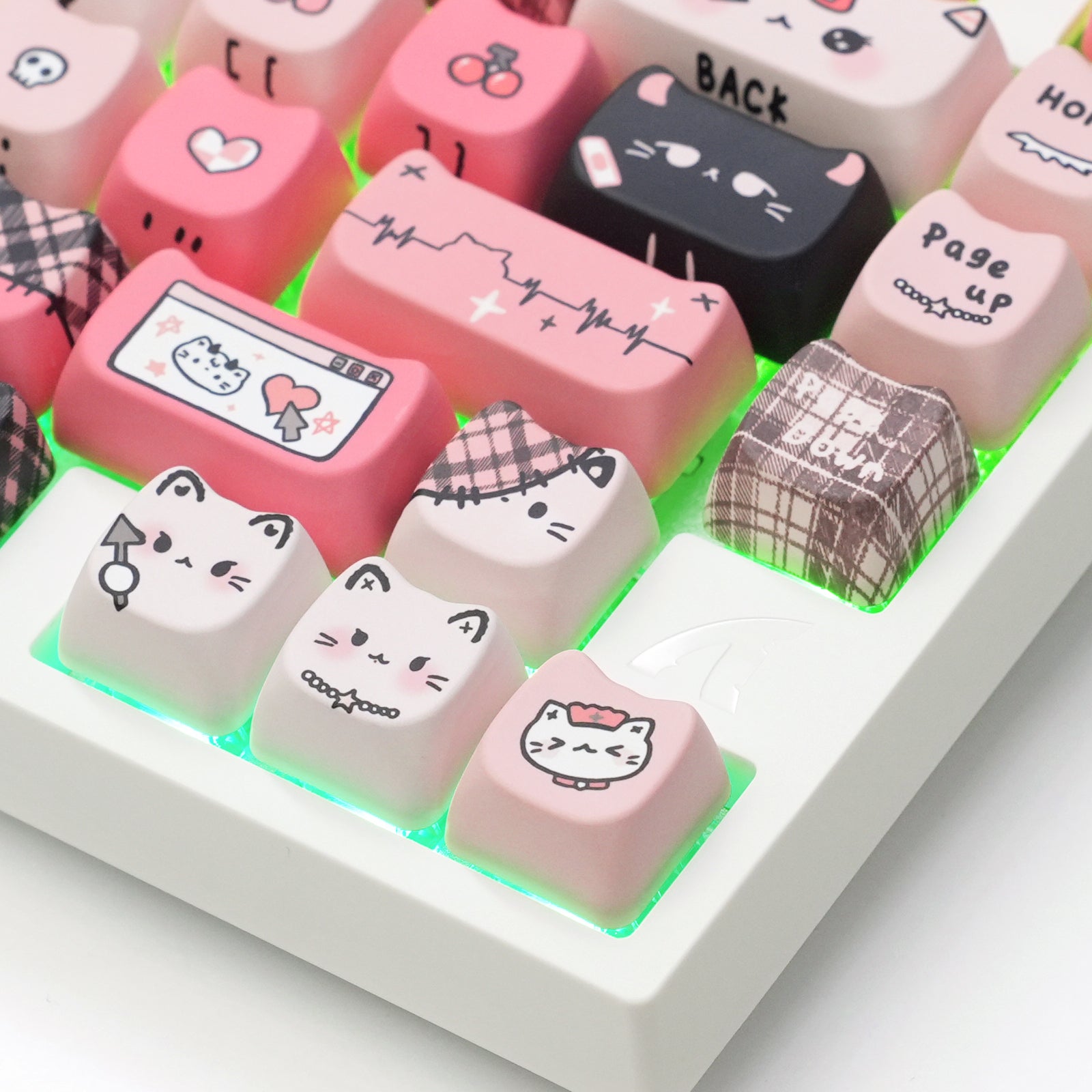 ATTACK SHARK SK05, 118/119 teclas, teclas PBT, MOA, ANSI