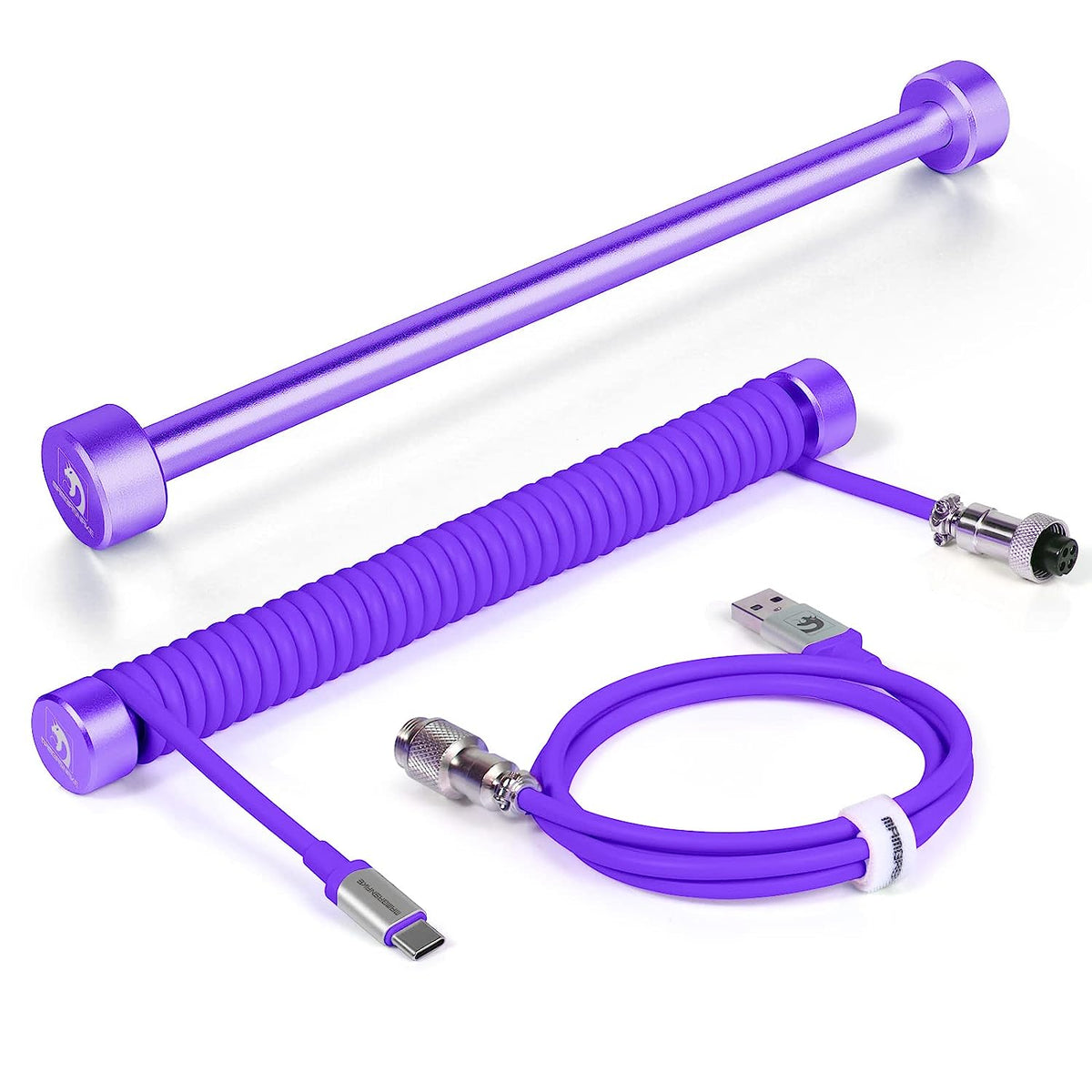 Enrollador personalizado ATTACK SHARK RC01 para cable USB C en espiral