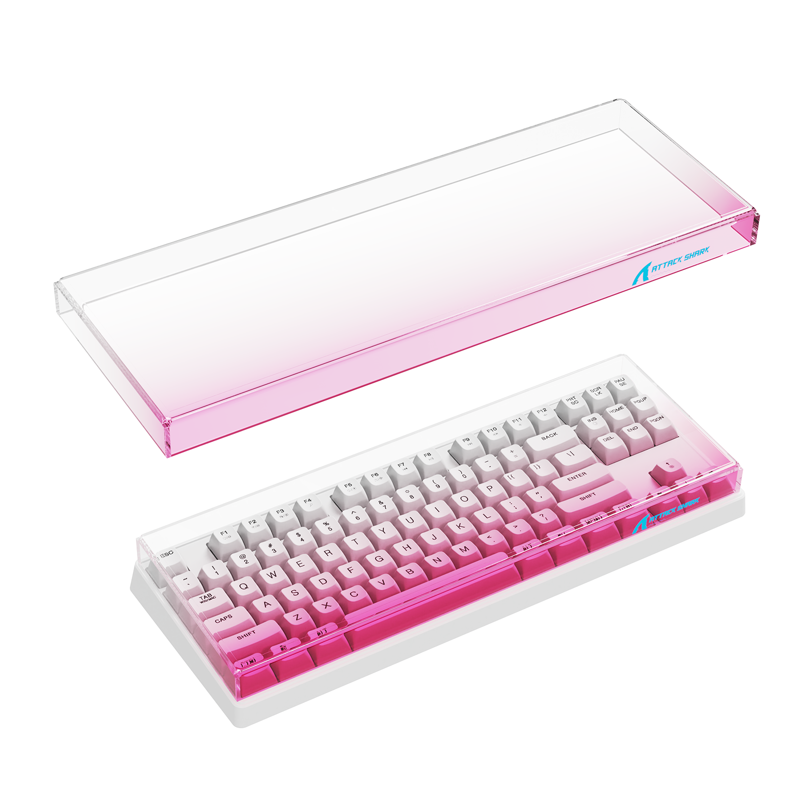 Cubierta antipolvo para teclado ATTACK SHARK de 87 teclas