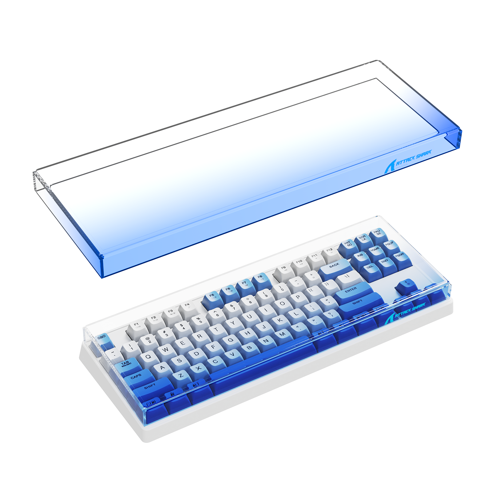 Cubierta antipolvo para teclado ATTACK SHARK de 87 teclas