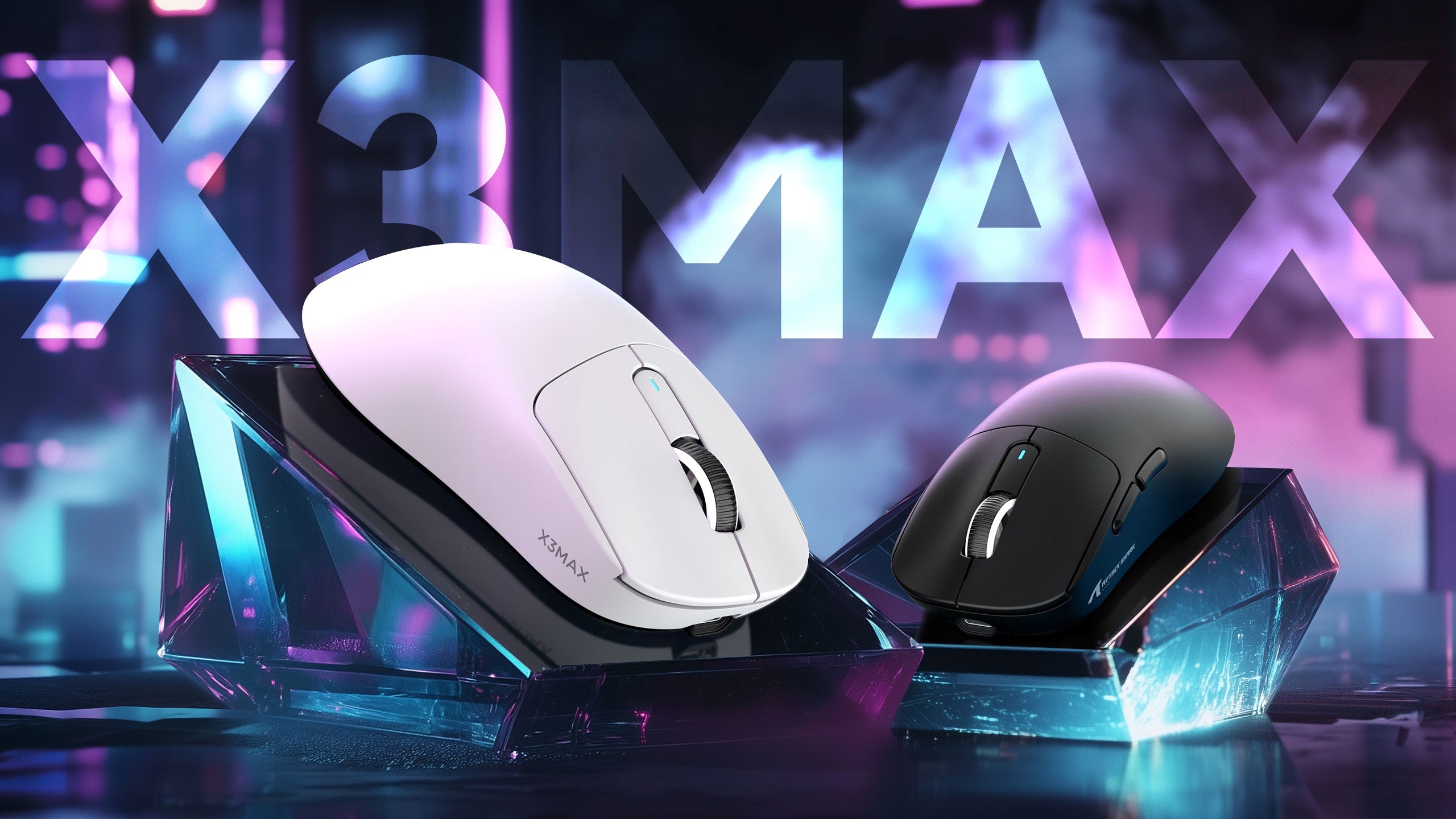 ATTACK SHARK X3MAX Ratón para Juegos Inalámbrico PAW3950