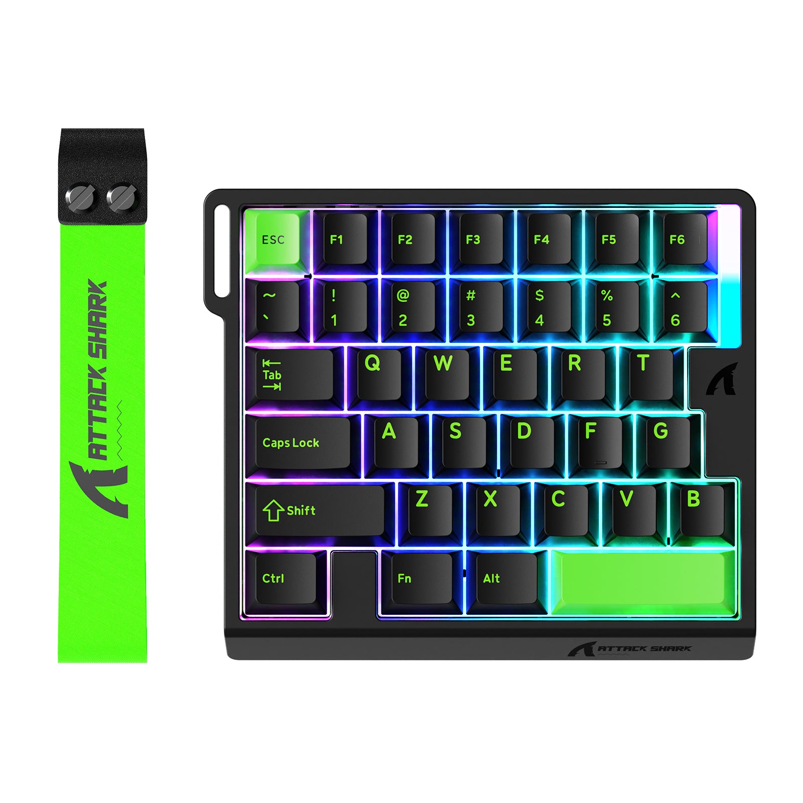 Teclado con interruptor magnético de una mano ATTACK SHARK M36 HE