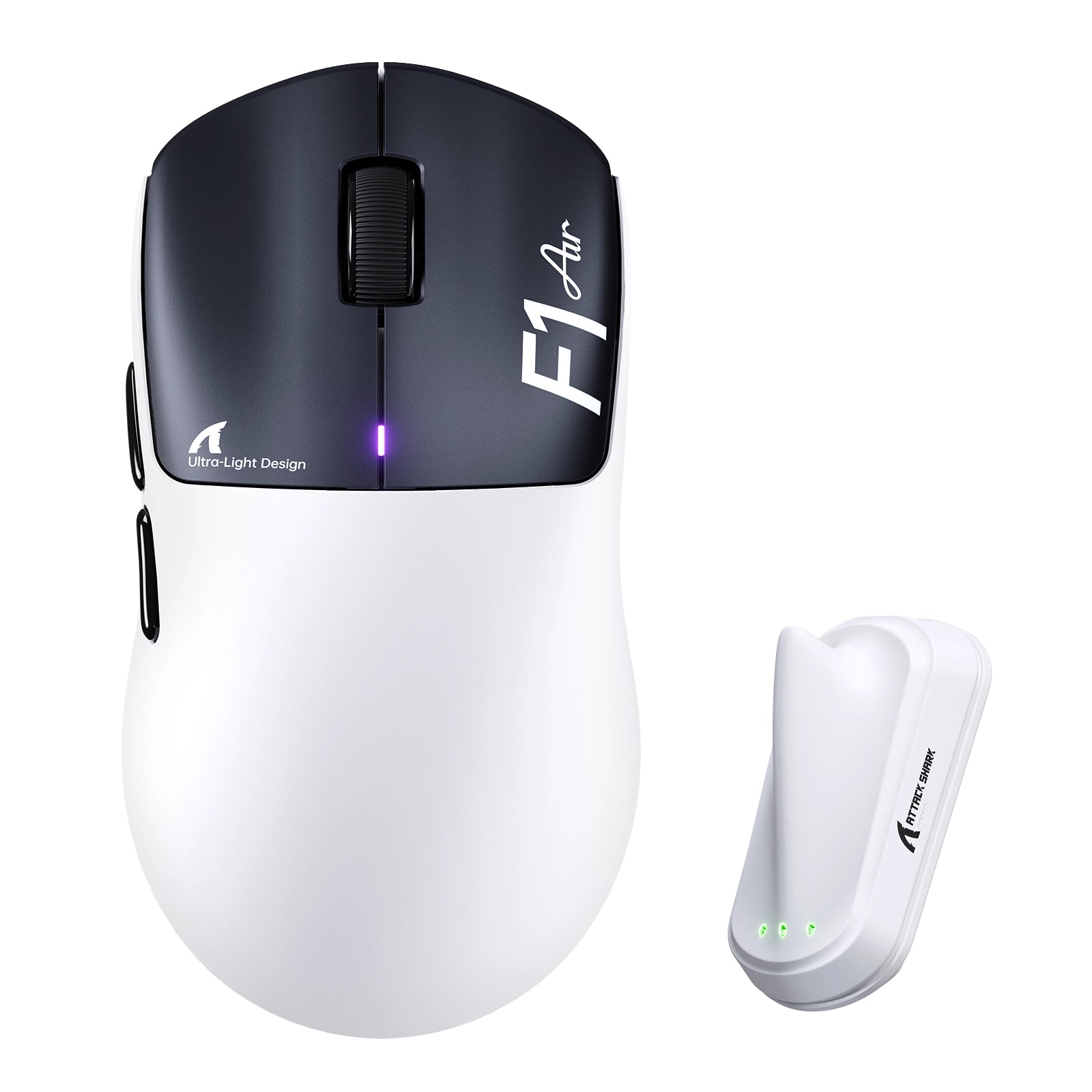 Preventa: ratón gaming inalámbrico ATTACK SHARK F1 AIR de 39 g con PAW3955MAX