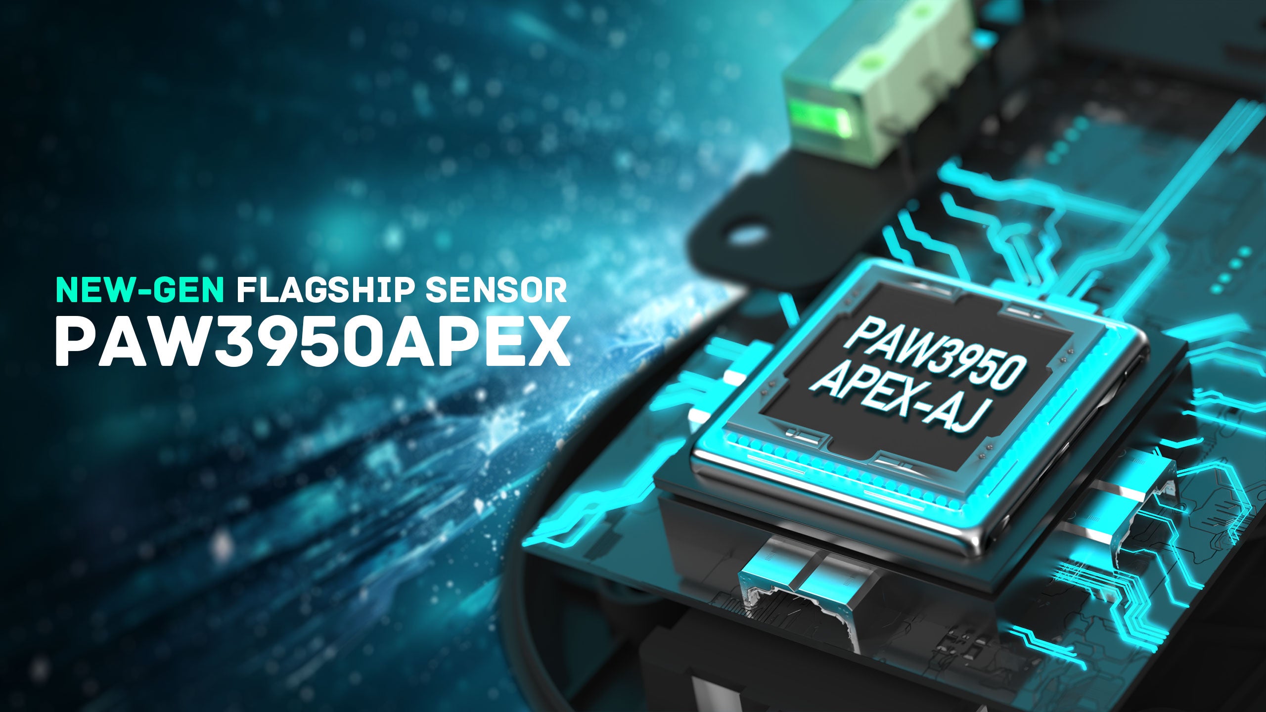 Ratón para juegos tri-modo 8K ATTACK SHARK x AJAZZ AJ159 APEX PAW3950