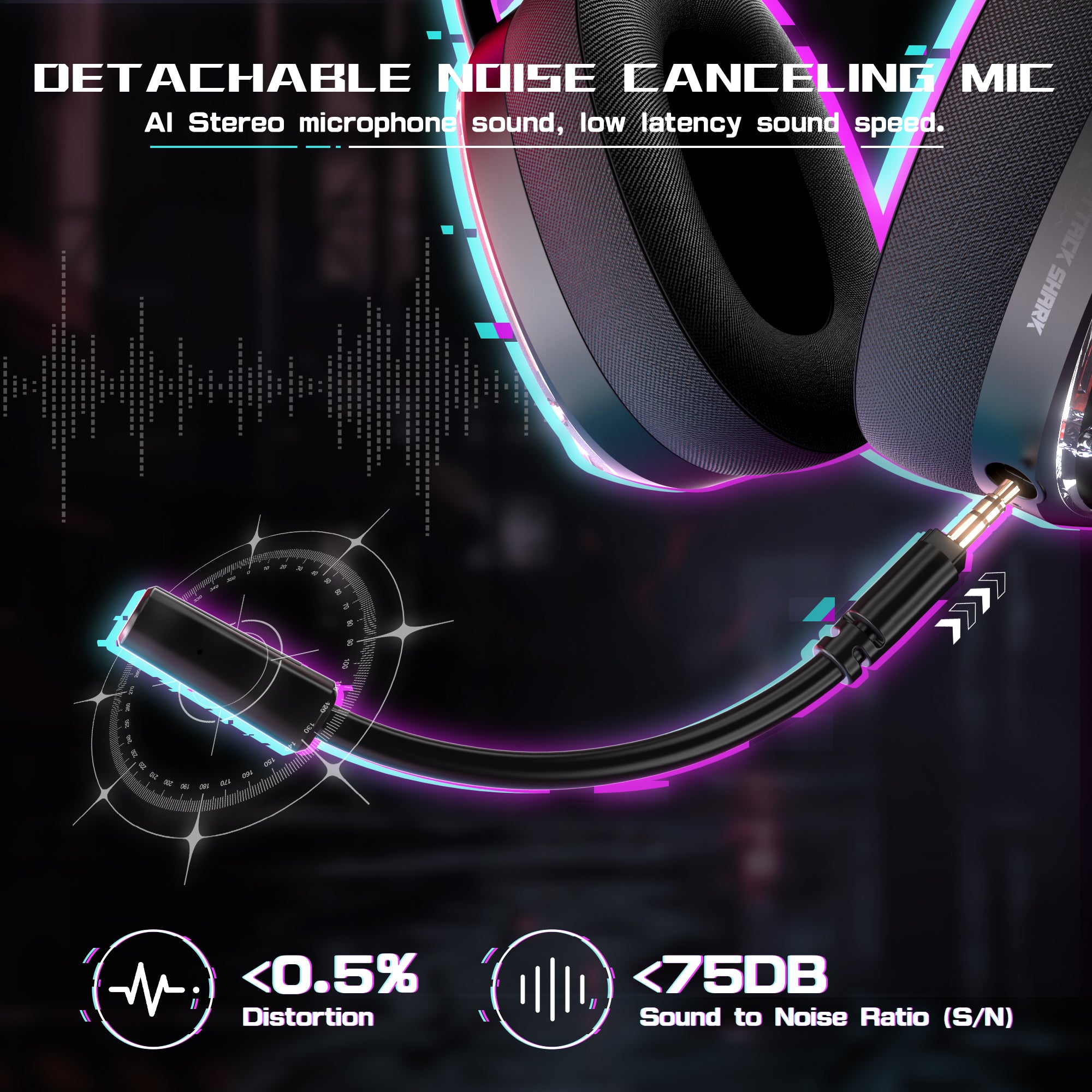 Auriculares para juegos tri-modo Ultra ligeros ATTACK SHARK L60