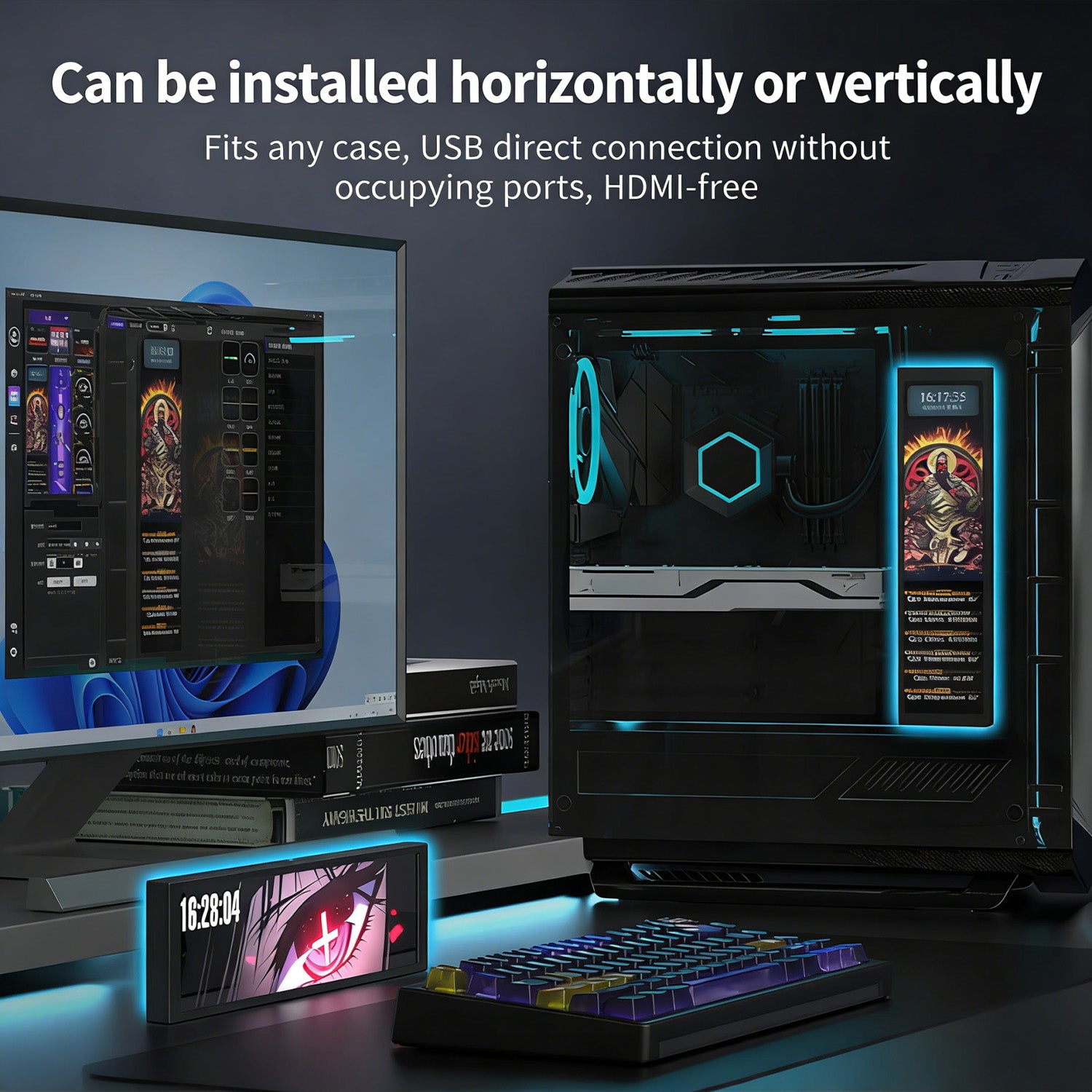 Monitor LCD IPS ATTACK SHARK x AJAZZ de 9,2 pulgadas