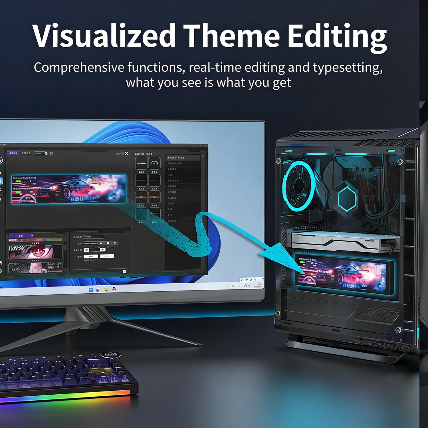 Monitor LCD IPS ATTACK SHARK x AJAZZ de 9,2 pulgadas