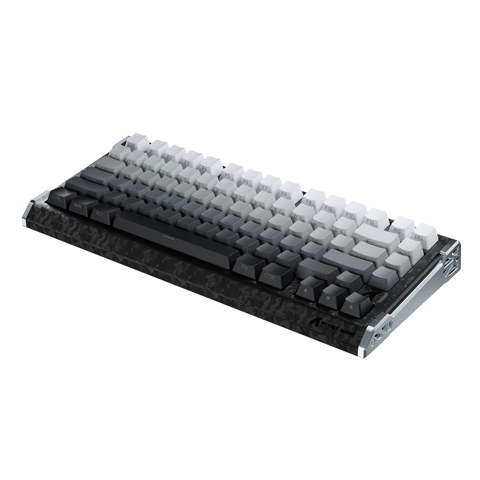 ATTACK SHARK R86 HE teclado de fibra de carbono con disparador rápido e interruptores magnéticos