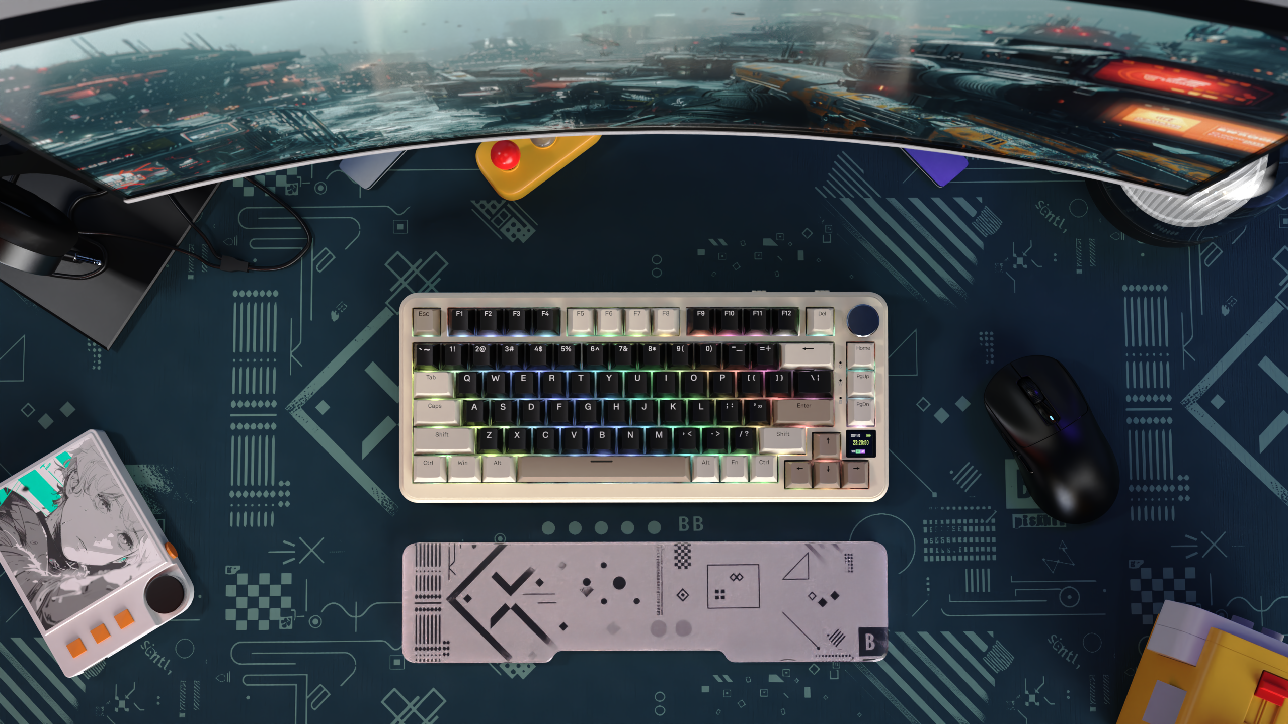 ATTACK SHARK X85PRO Teclado Mecánico Tri-modo con Junta