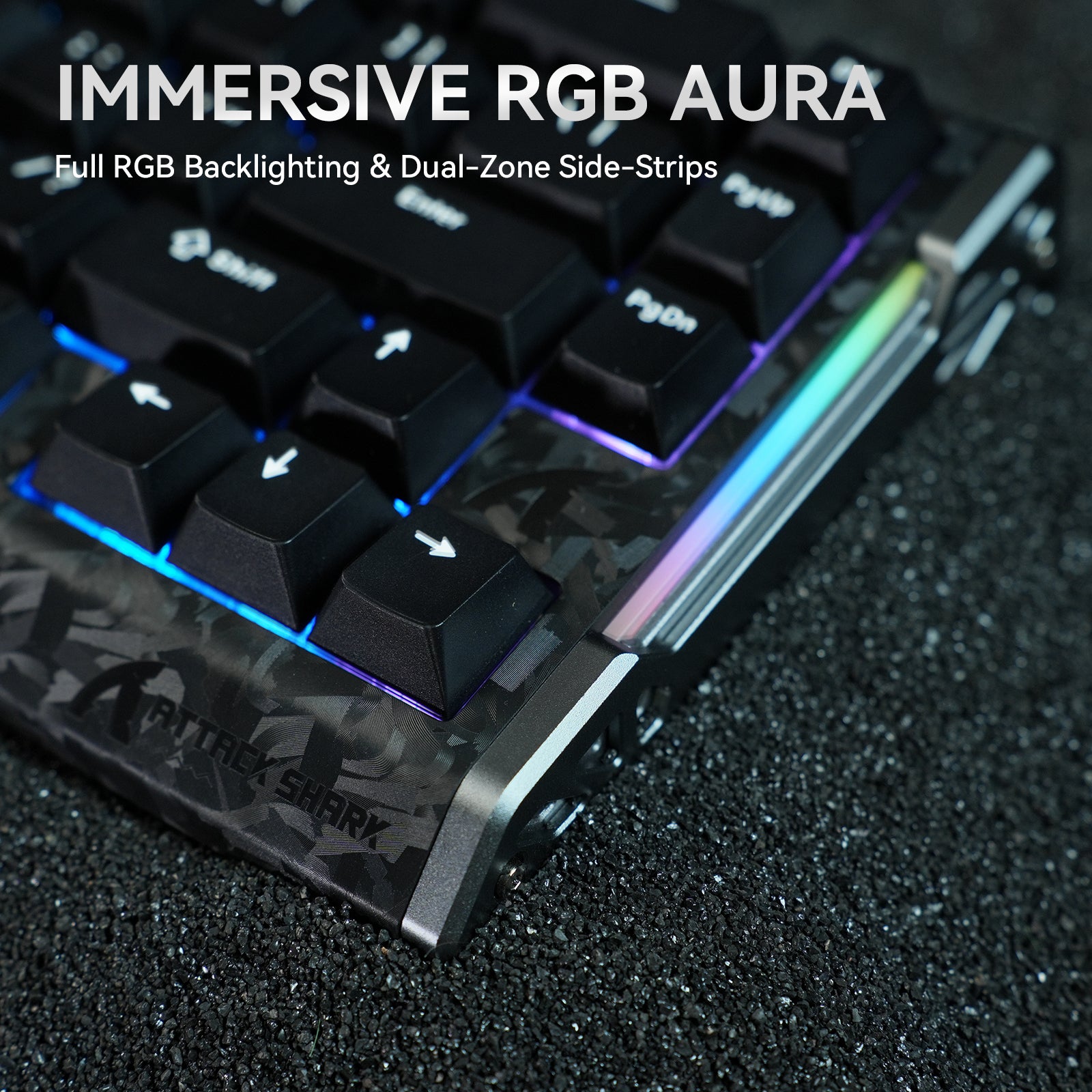 Paquete gaming ATTACK SHARK R68 HE & X11 ULTRA de fibra de carbono
