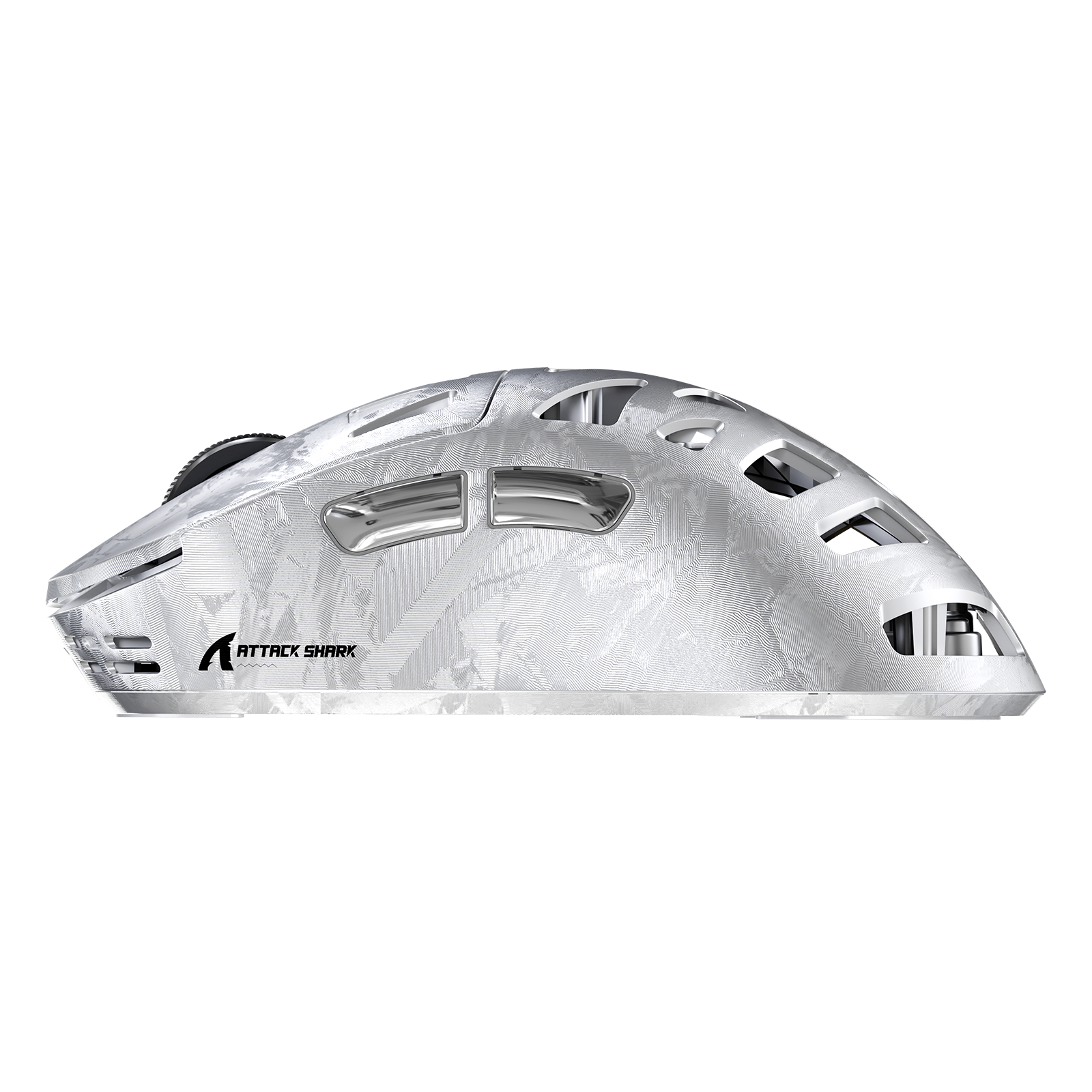 Ratón para juegos inalámbrico ATTACK SHARK RS6 ULTRA de fibra de carbono PAW3955MAX
