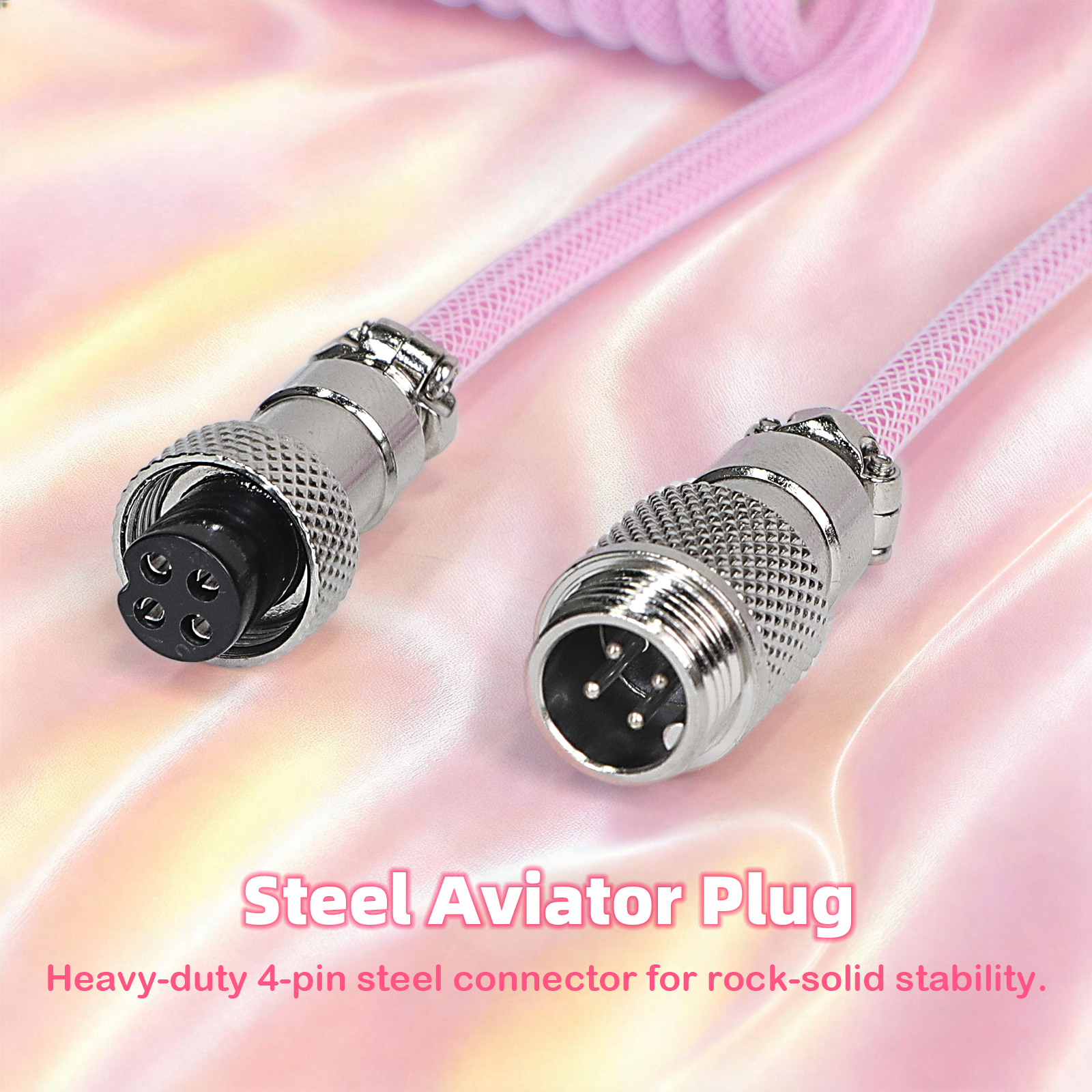 Cable en espiral ATTACK SHARK C01ULTIMATE para teclado magnético 8KHz