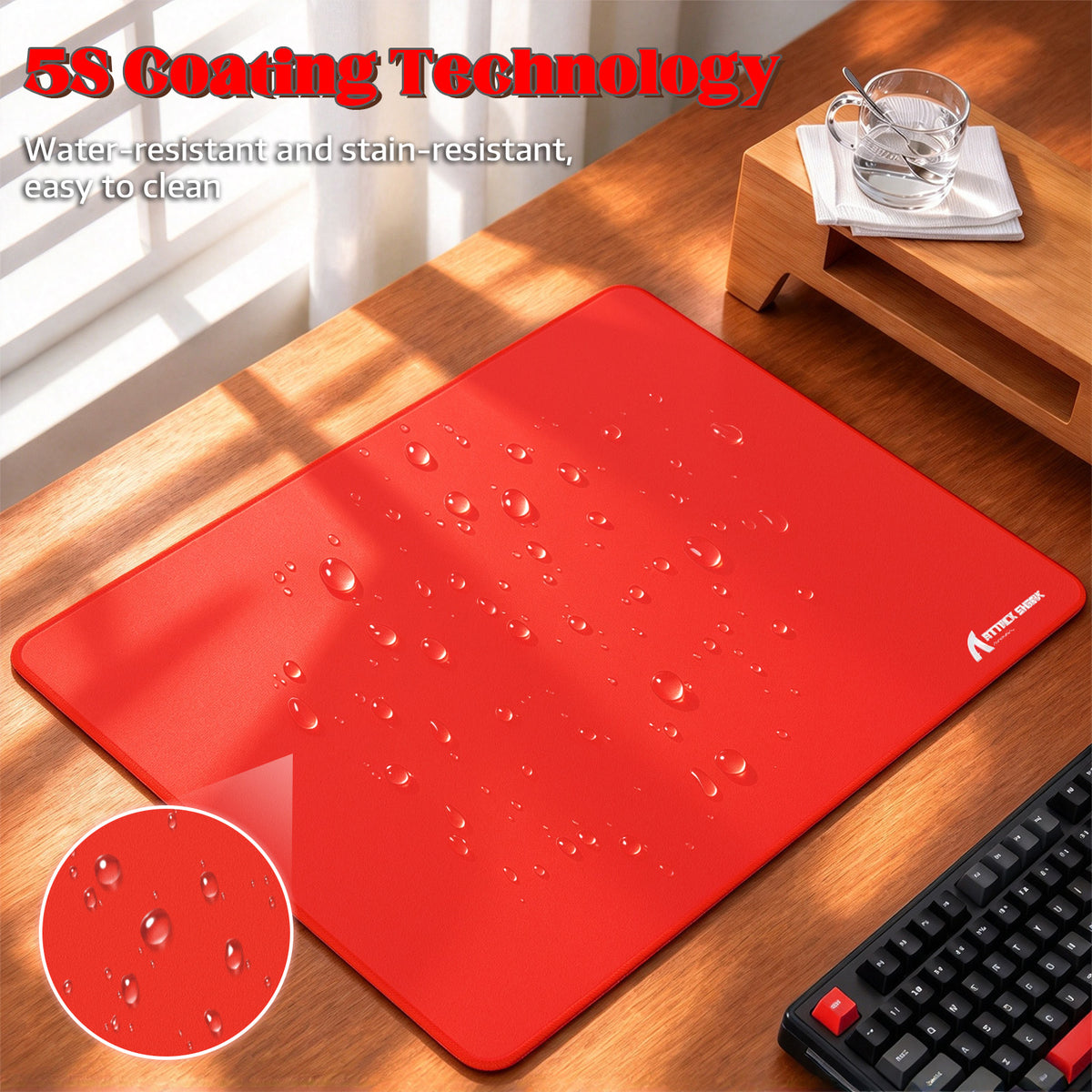 Alfombrilla de gaming eSport ATTACK SHARK CM02SE (405x305x4 MM)