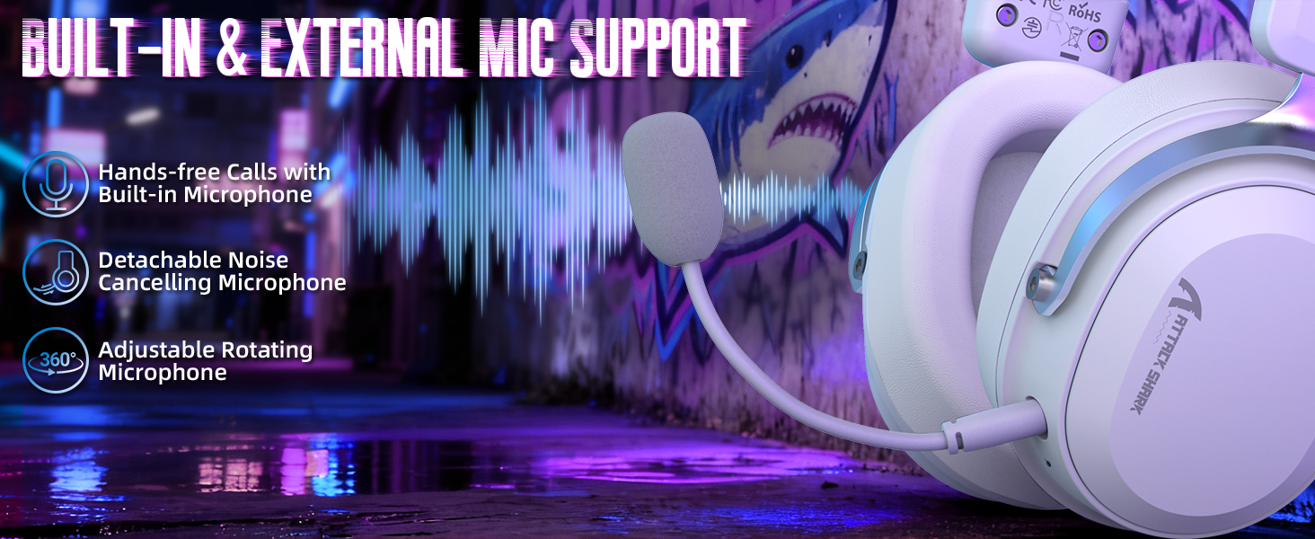 Auriculares gaming inalámbricos ATTACK SHARK L30PRO