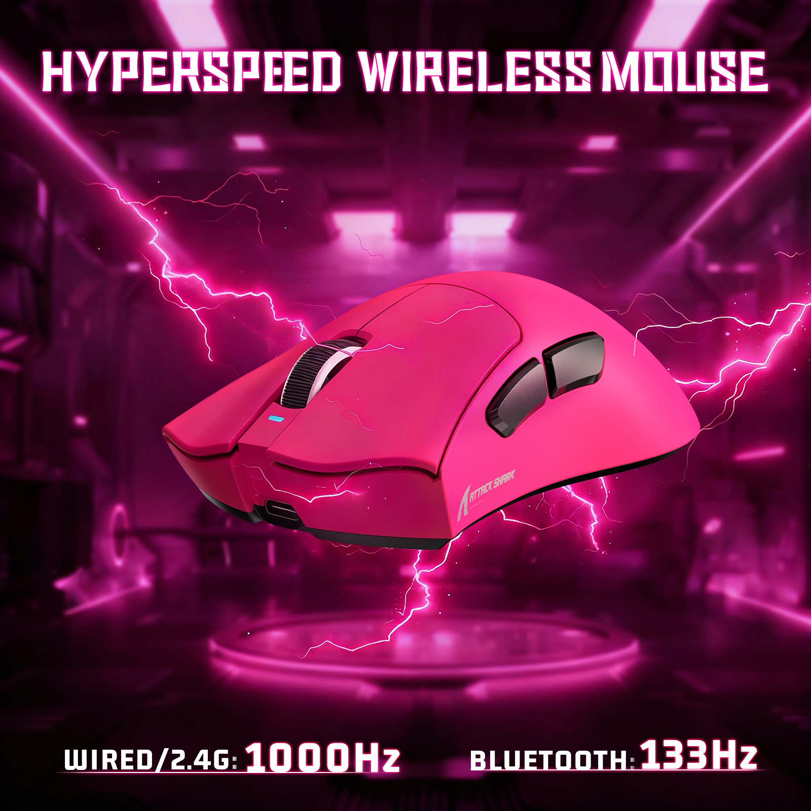 Ratón gaming tri-modo ultra ligero ATTACK SHARK V3