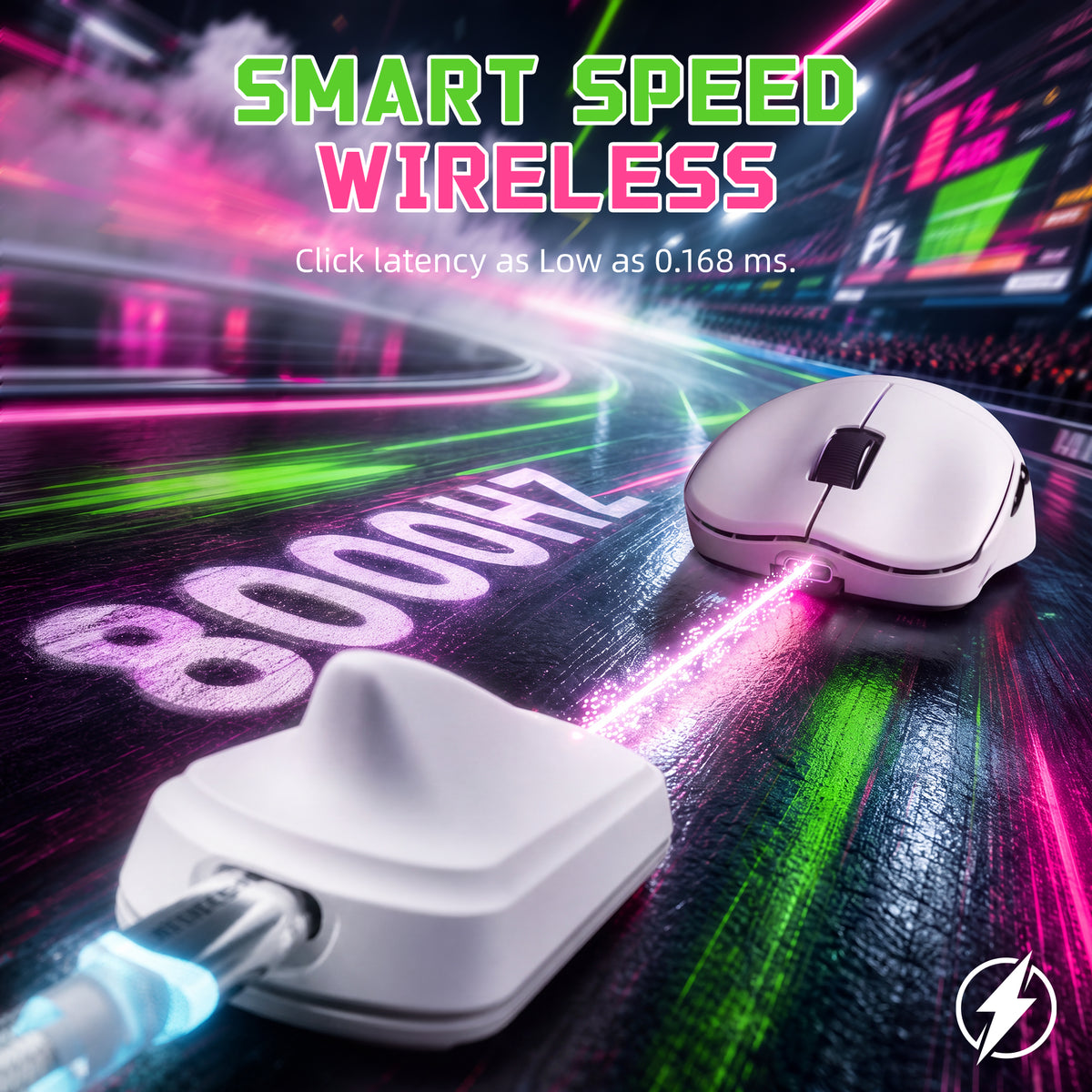 ATTACK SHARK F1 AIR 39g Wireless PAW3955MAX Ratón gaming con cable C06 Ultra