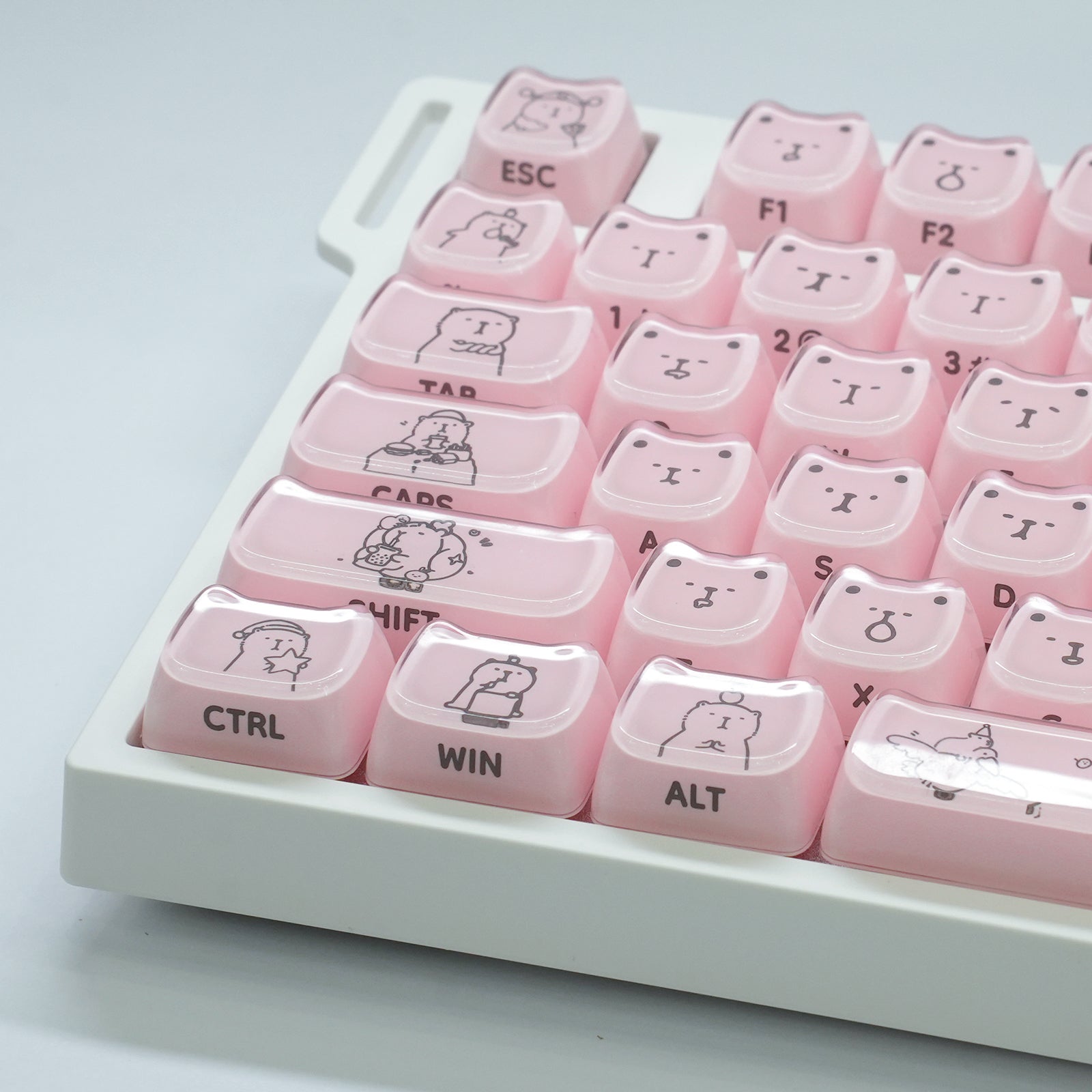 ATTACK SHARK SK05, 118/119 teclas, teclas PBT, MOA, ANSI