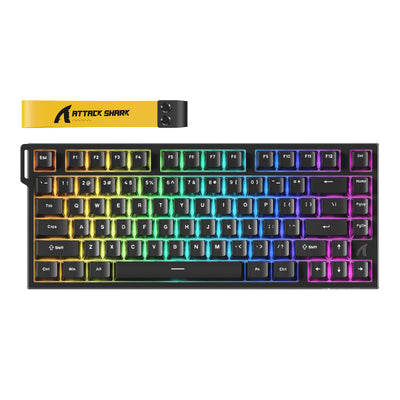 Teclado ATTACK SHARK R82 HE Rapid Trigger con interruptor magnético y RT de 0.005MM